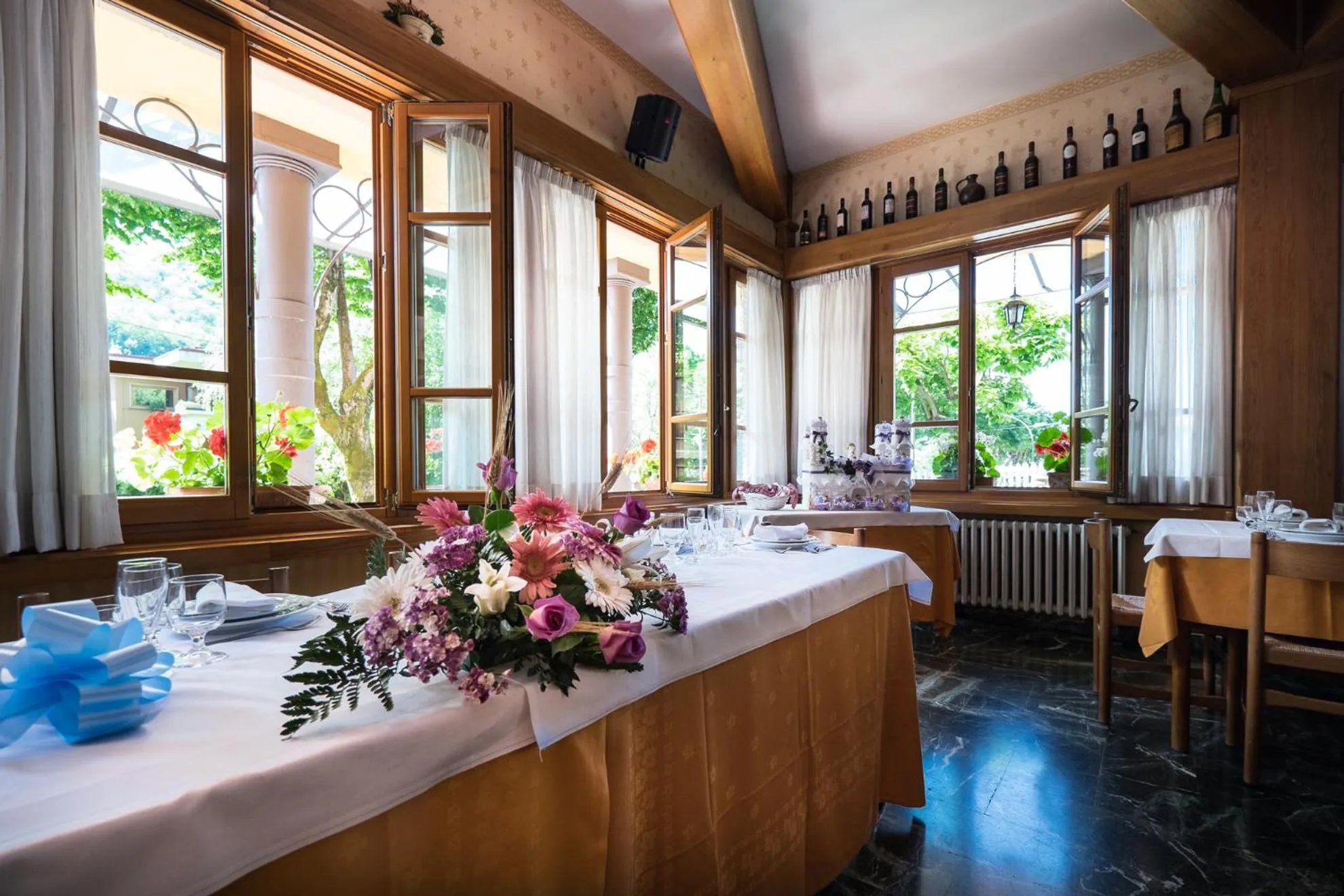 Decorative detail in Hotel La Rosa