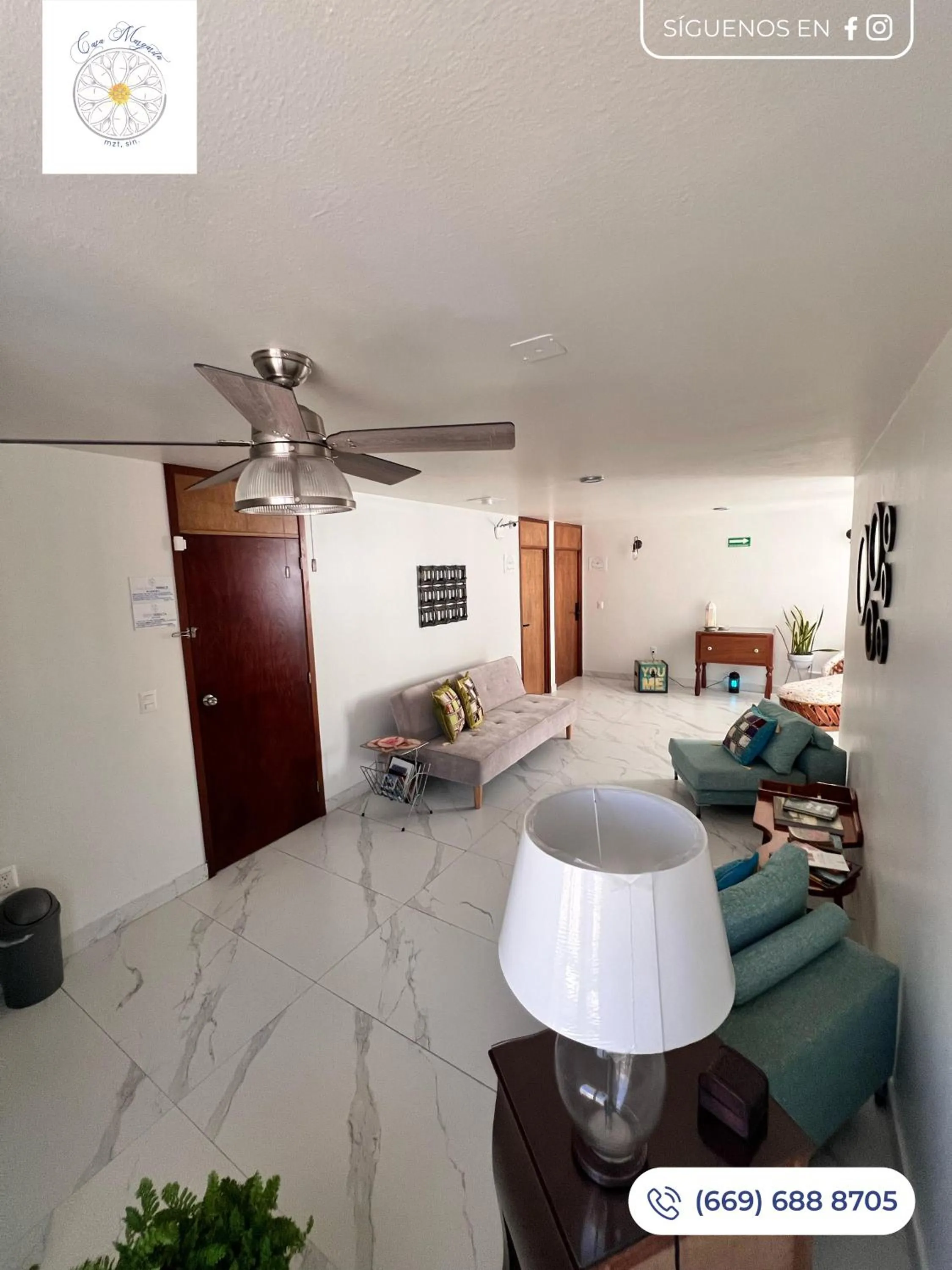 Living room in Hosteleria Casa Margarita