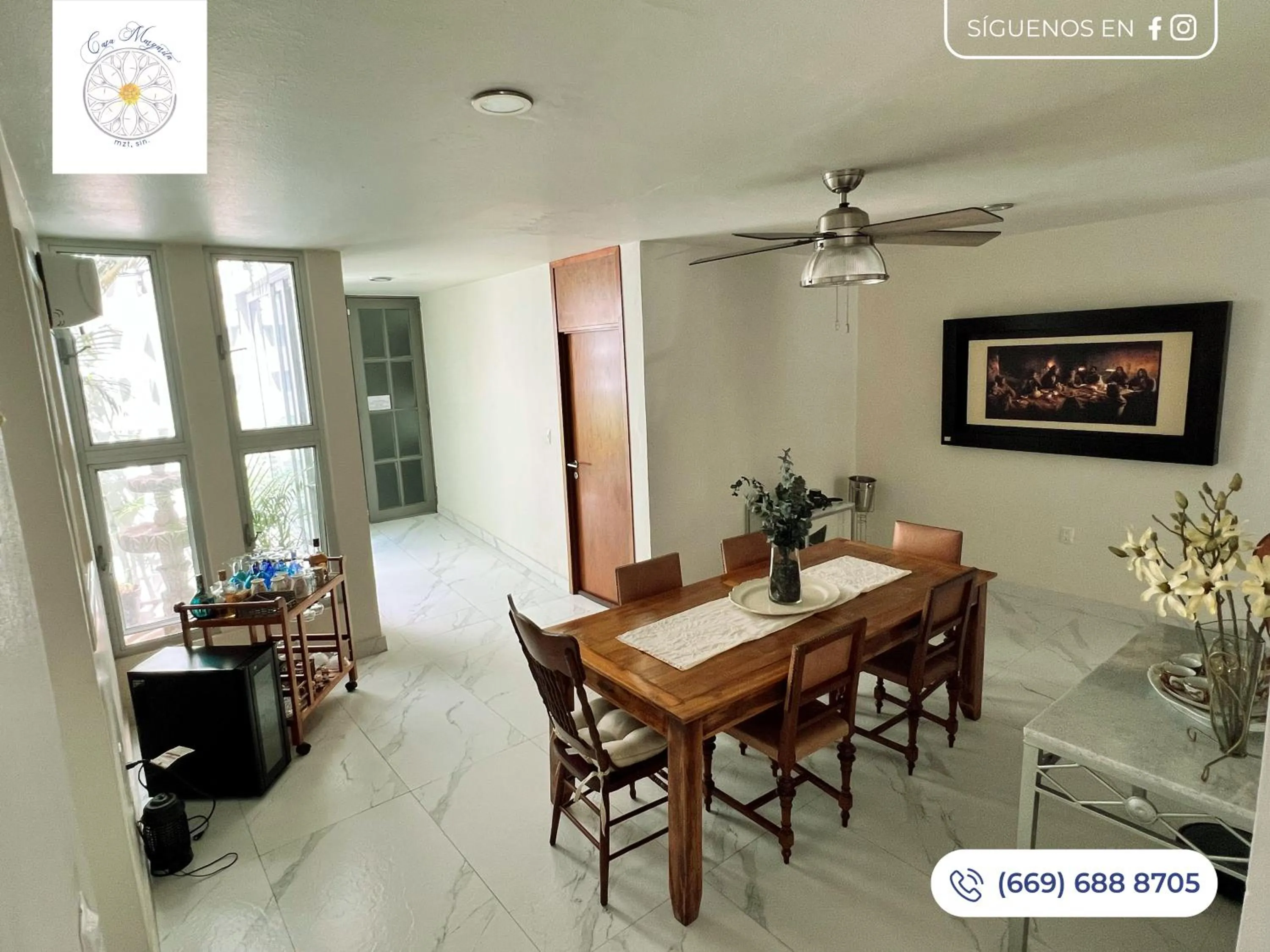 Dining area in Hosteleria Casa Margarita