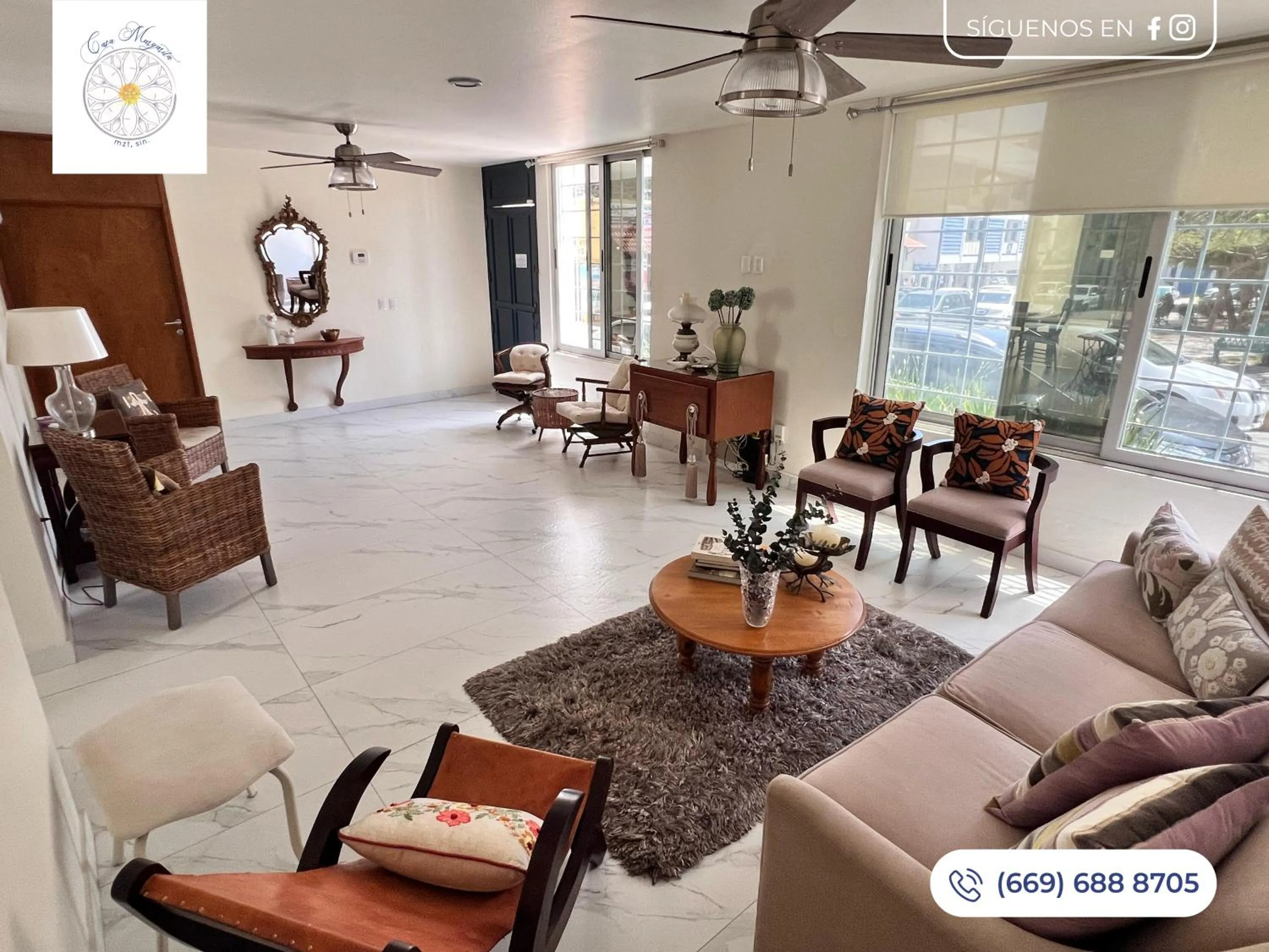 Living room in Hosteleria Casa Margarita