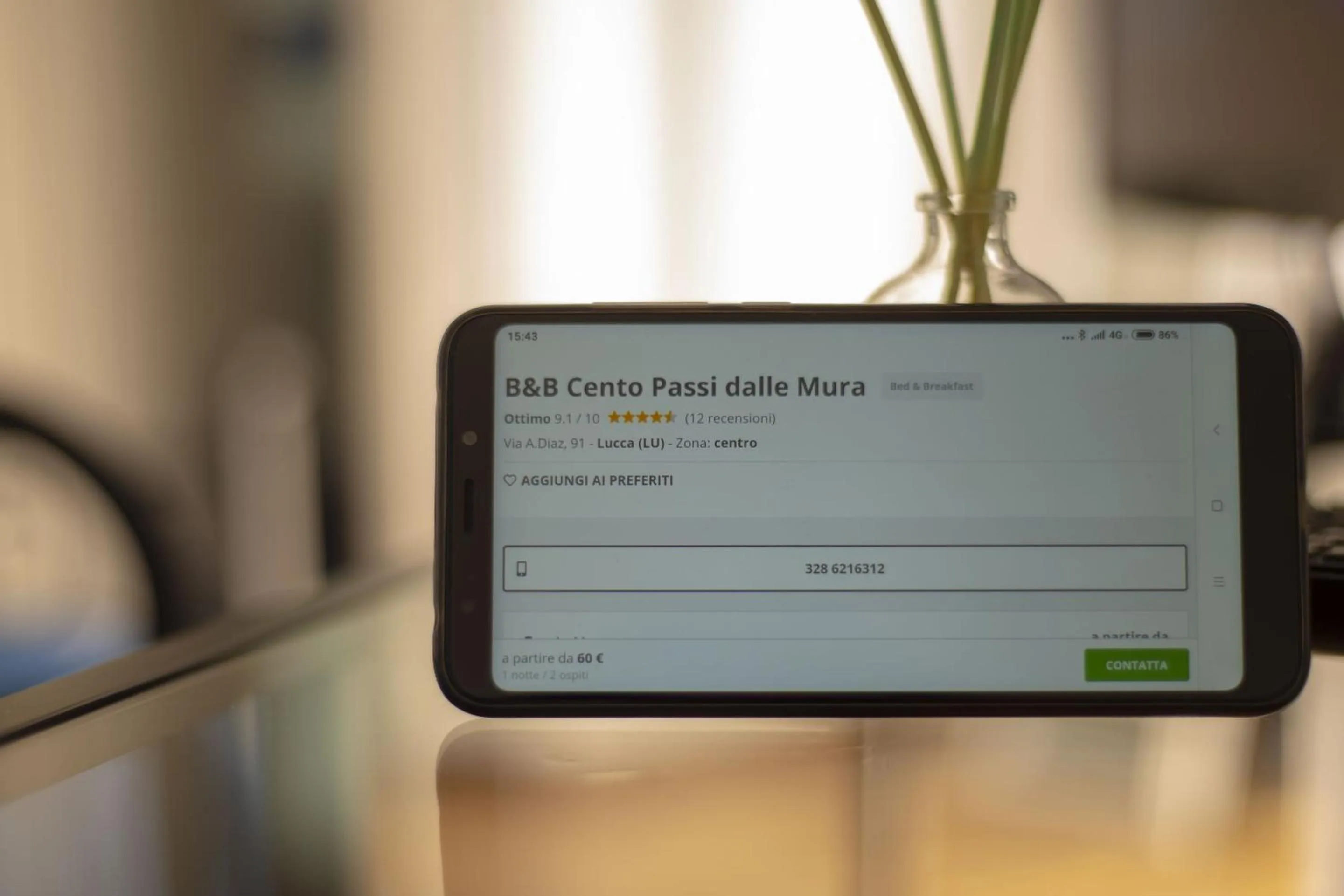 Property logo or sign in B&B Cento Passi Dalle Mura