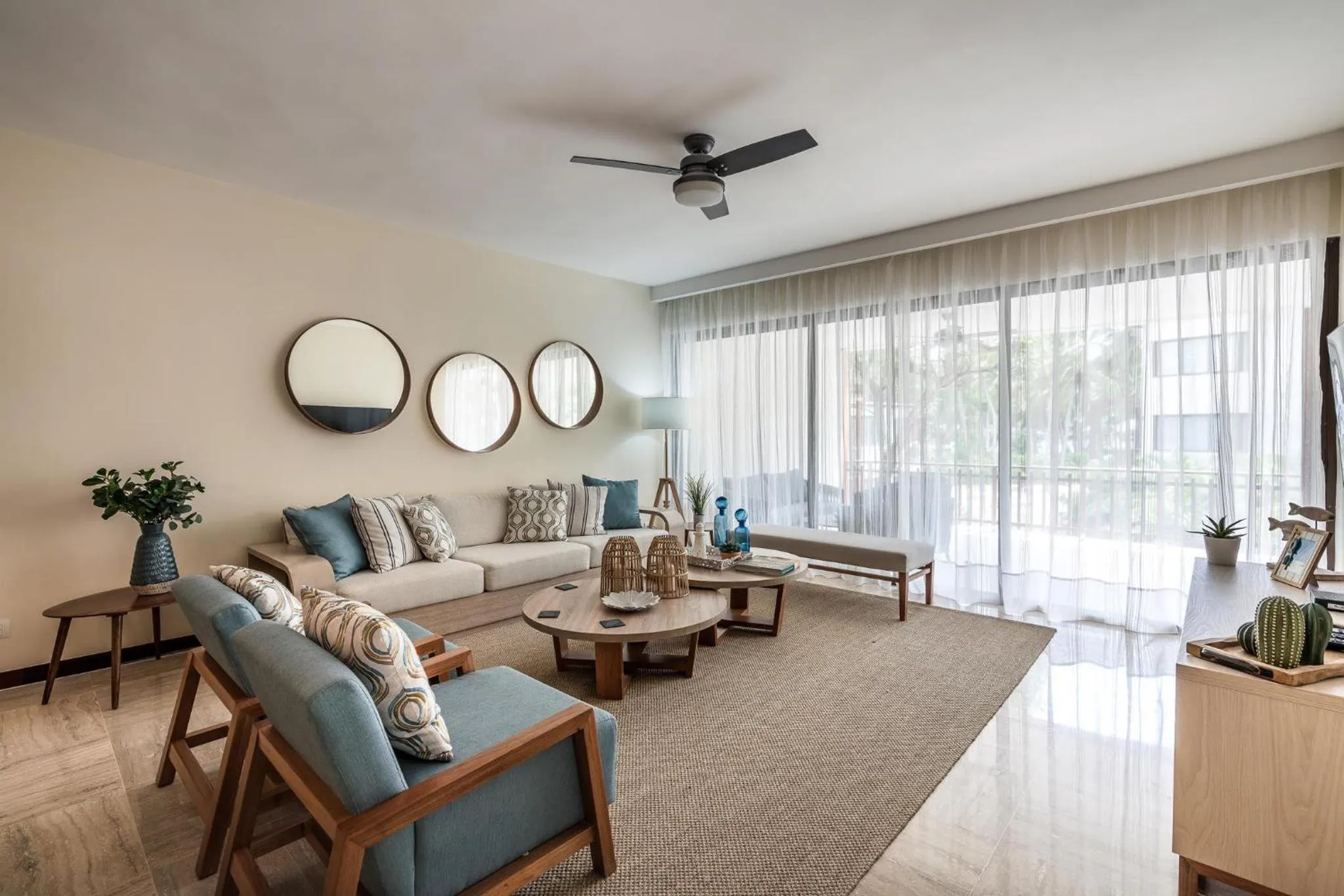 3BR apartment with balcony in Portillo - Terrenas