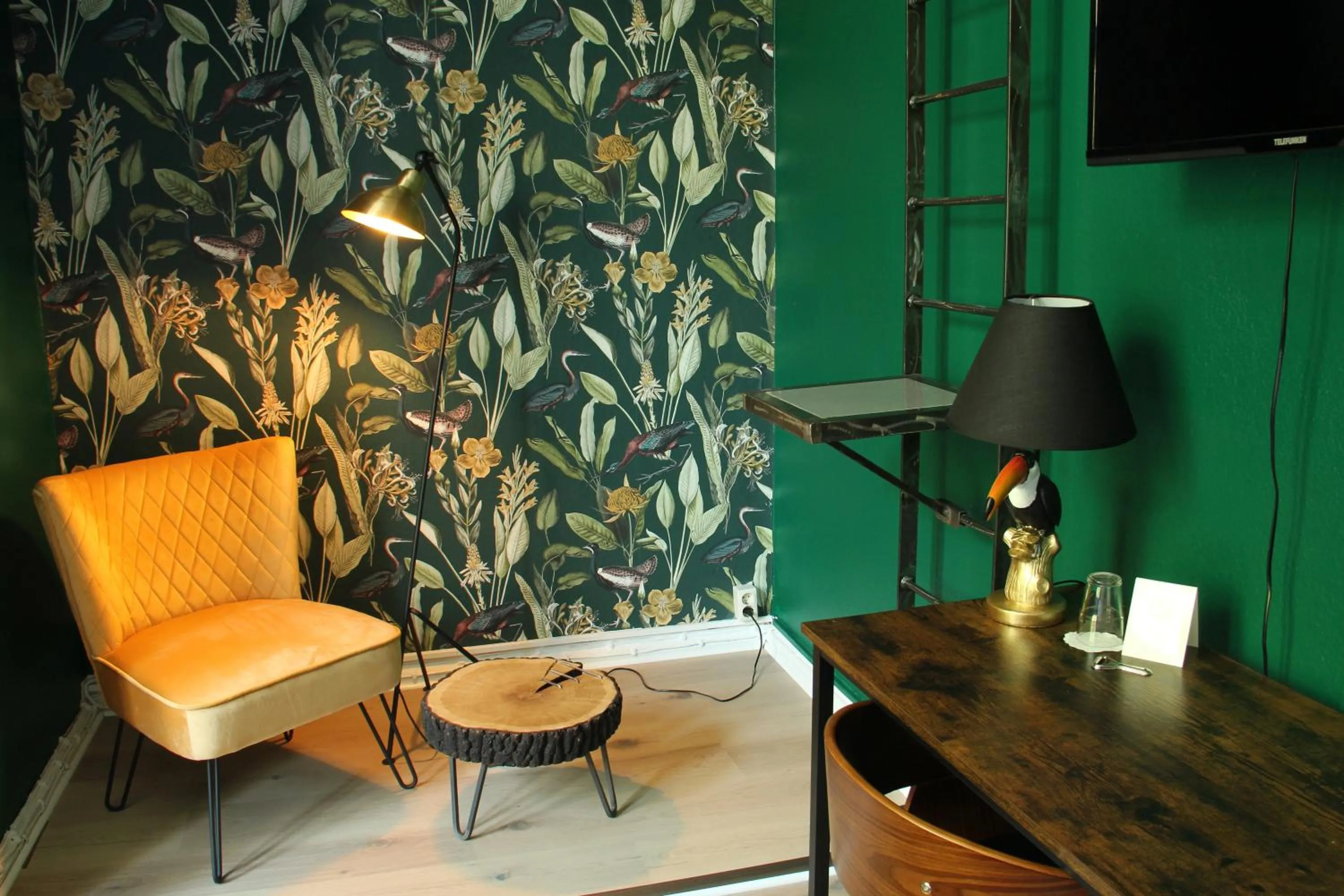 Seating area in ArtHotel Connection