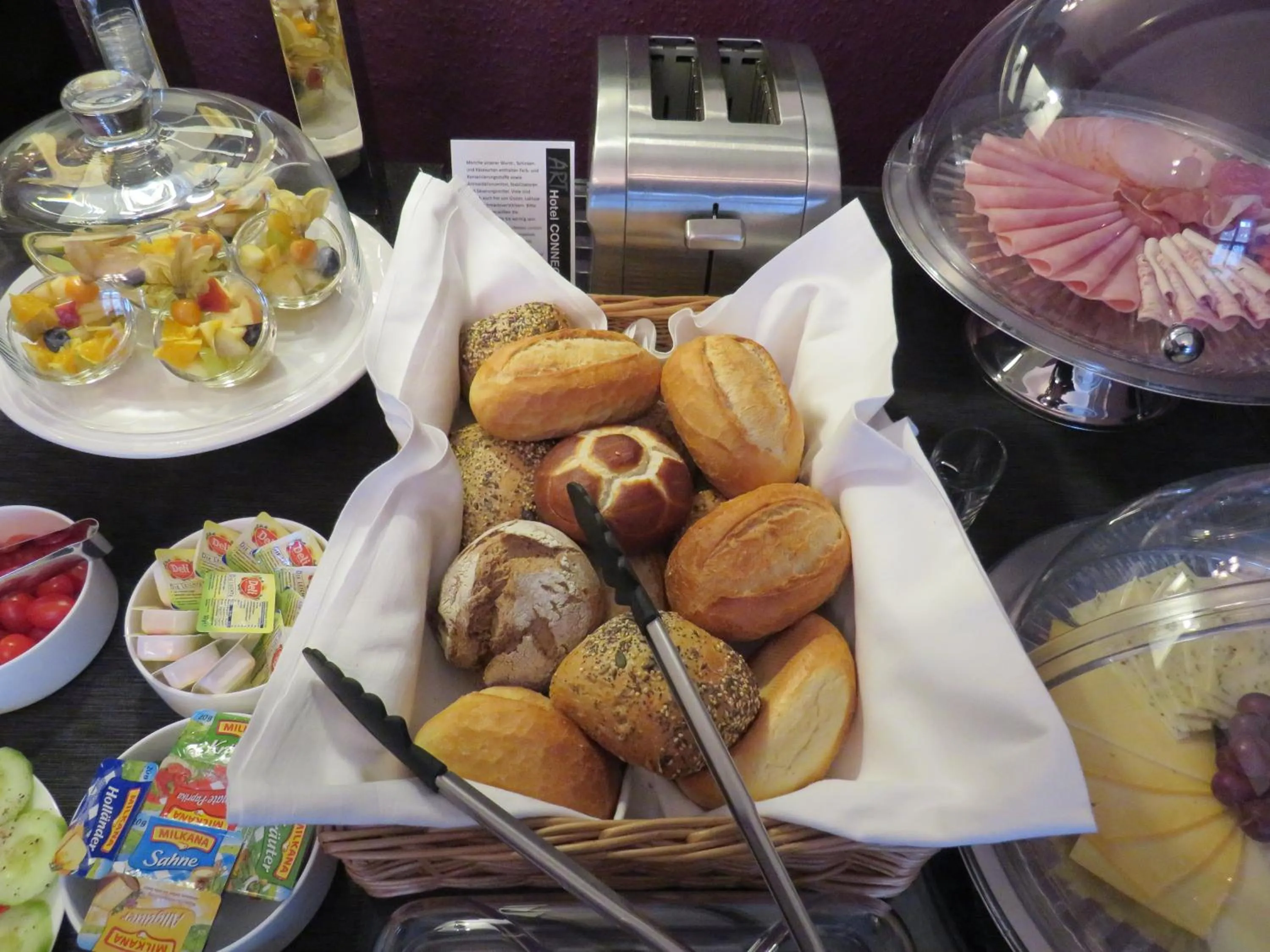 Food close-up in ArtHotel Connection