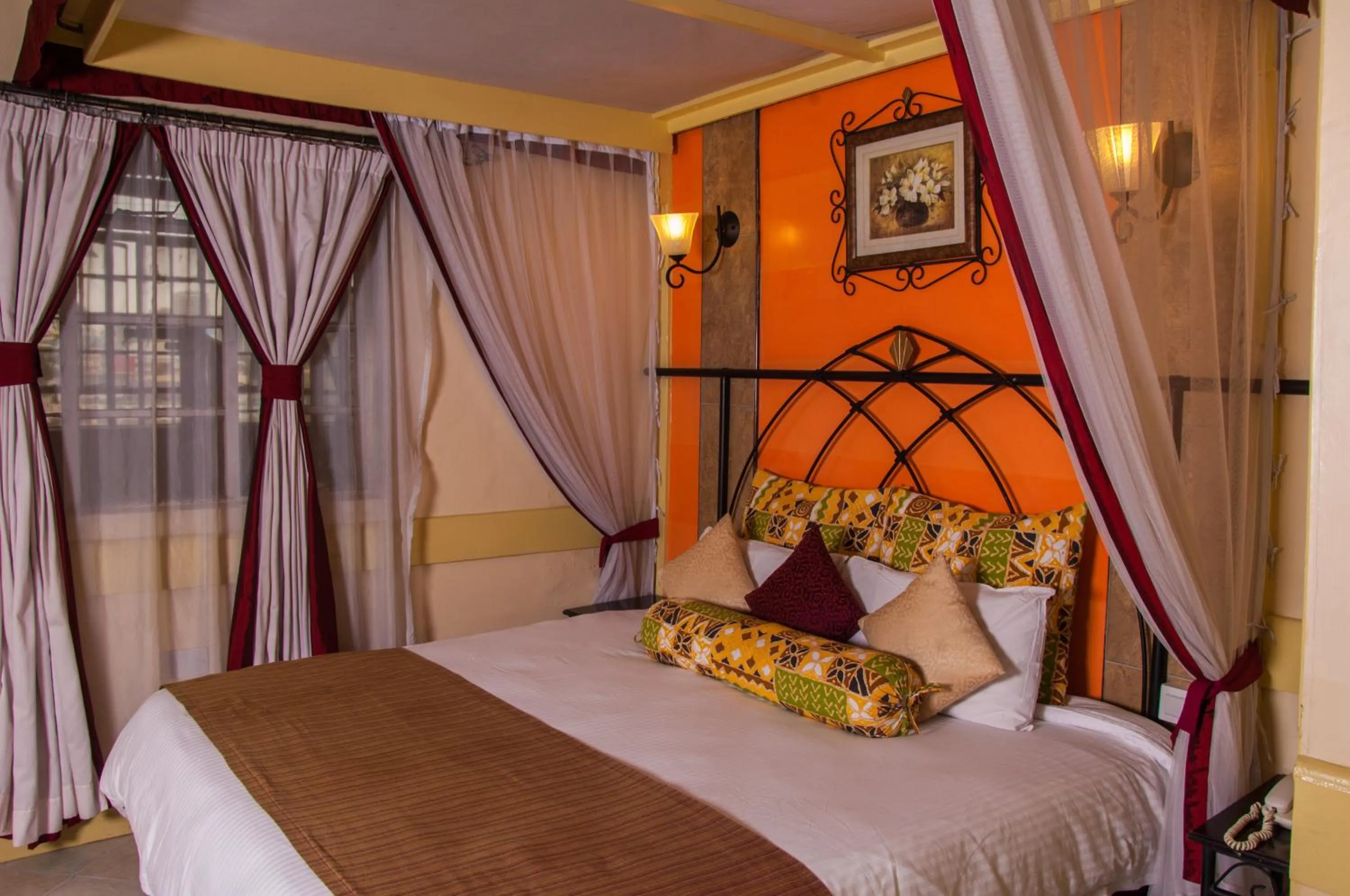 Bed in Kahama Hotel Nairobi