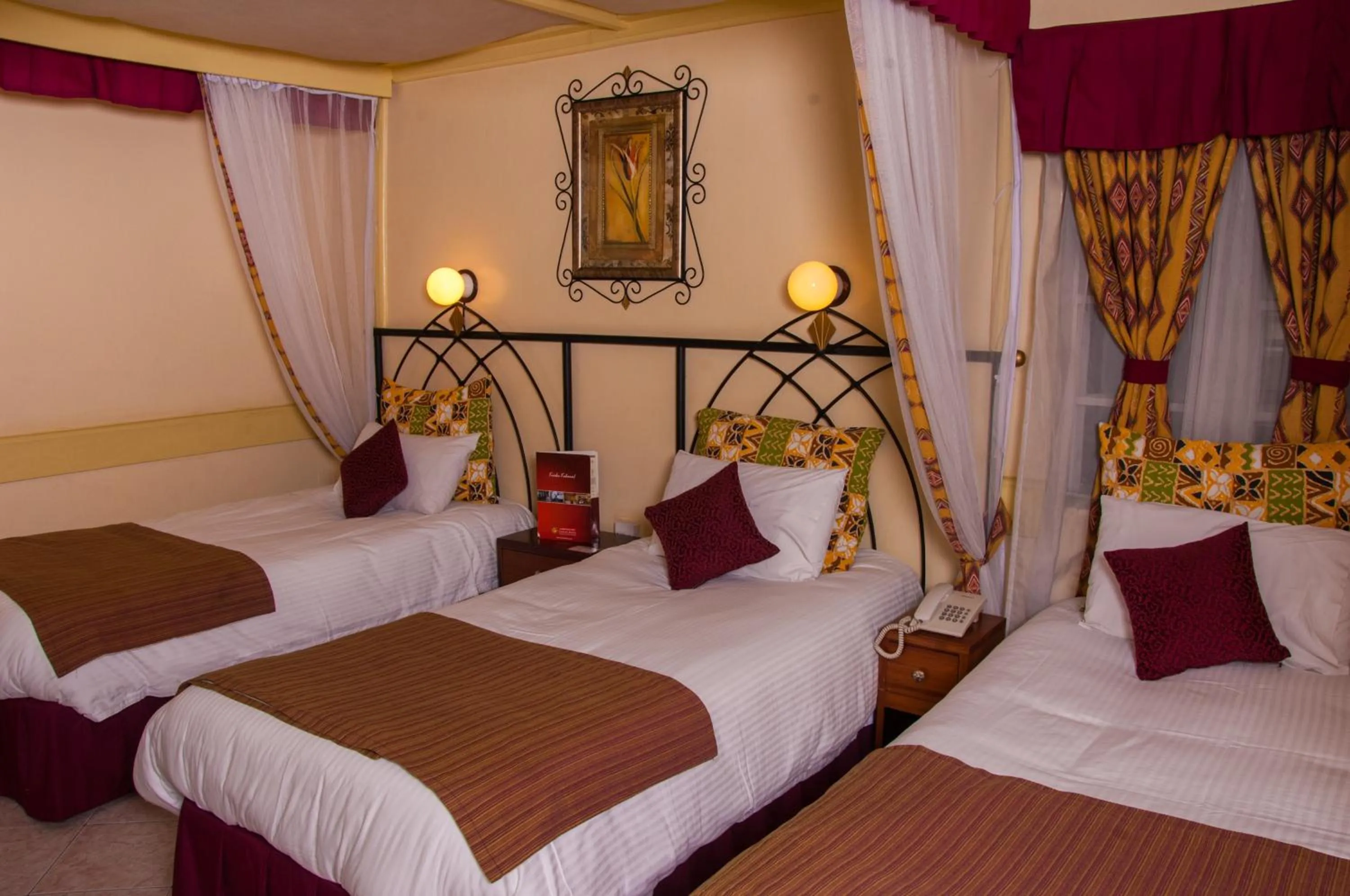 Bed in Kahama Hotel Nairobi