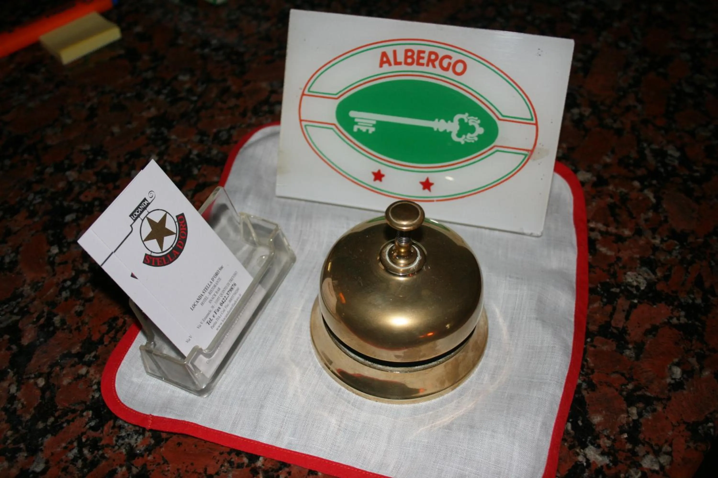 Lobby or reception in Locanda Stella D'oro