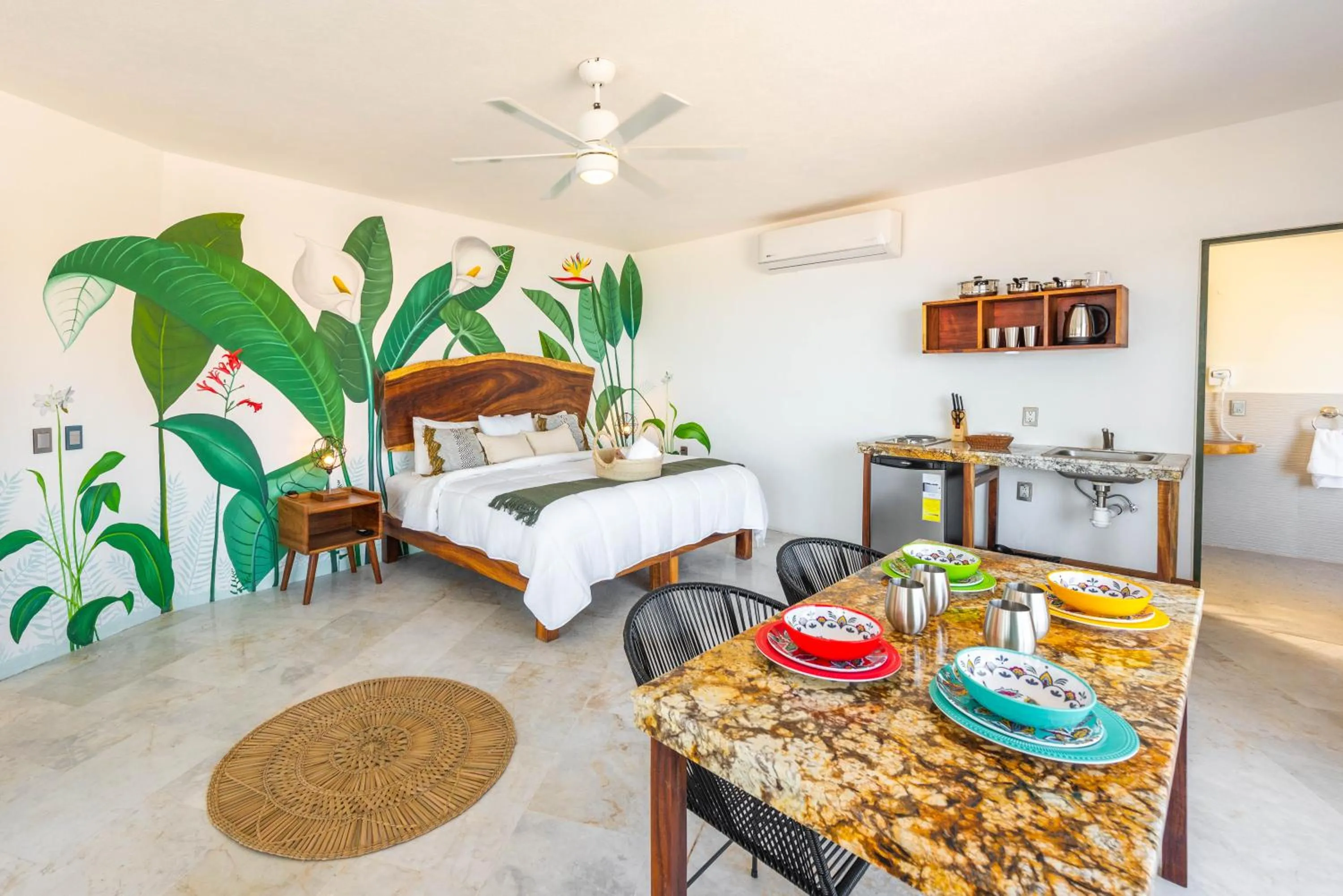 Kitchen or kitchenette in La Casa Blanca