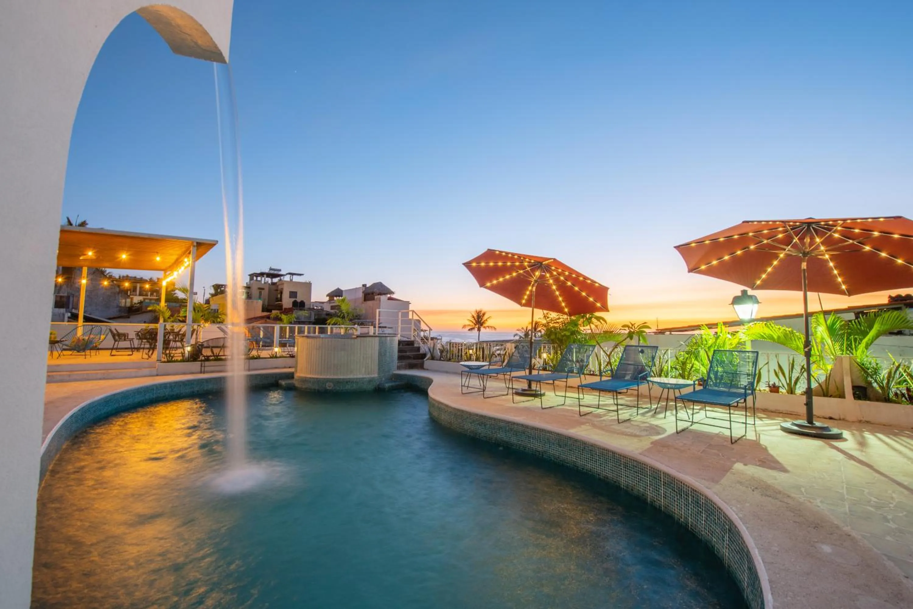 Swimming pool in La Casa Blanca