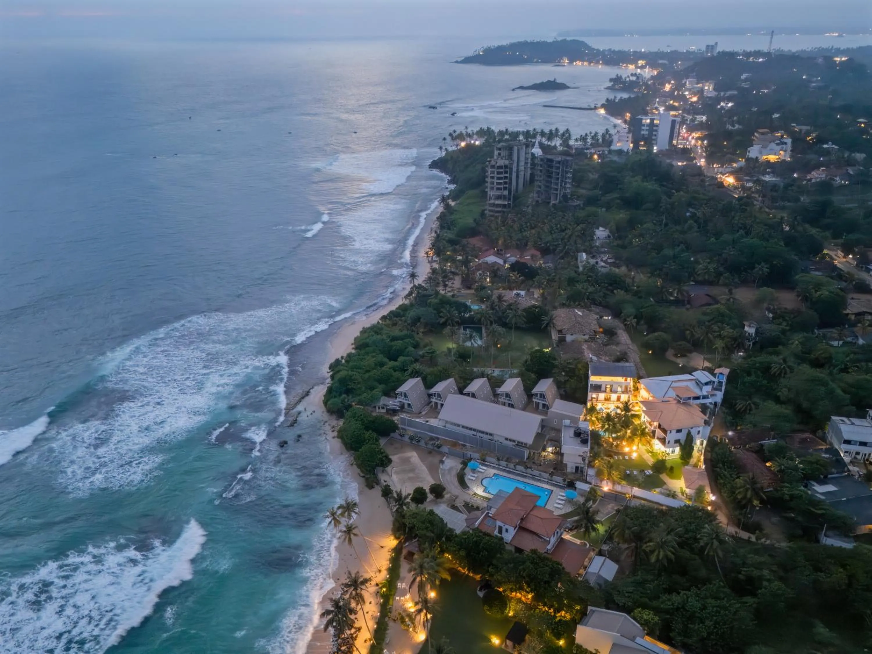Sunrise in Olu Ayurveda Beach Resort