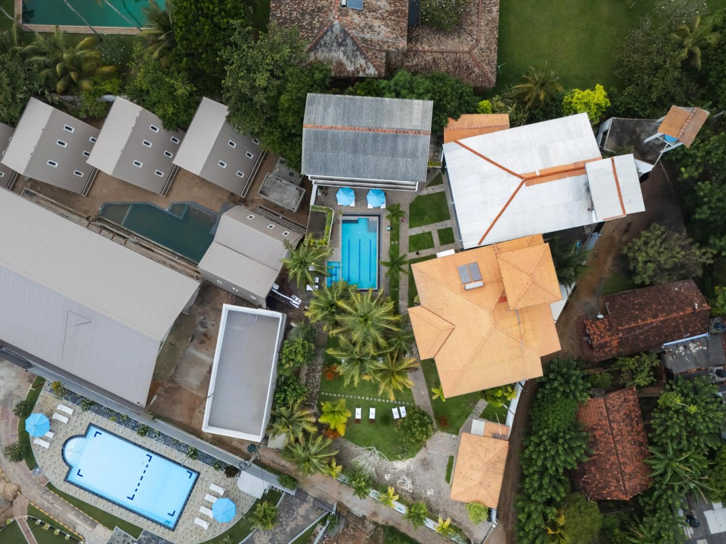 Bird's eye view in Olu Ayurveda Beach Resort