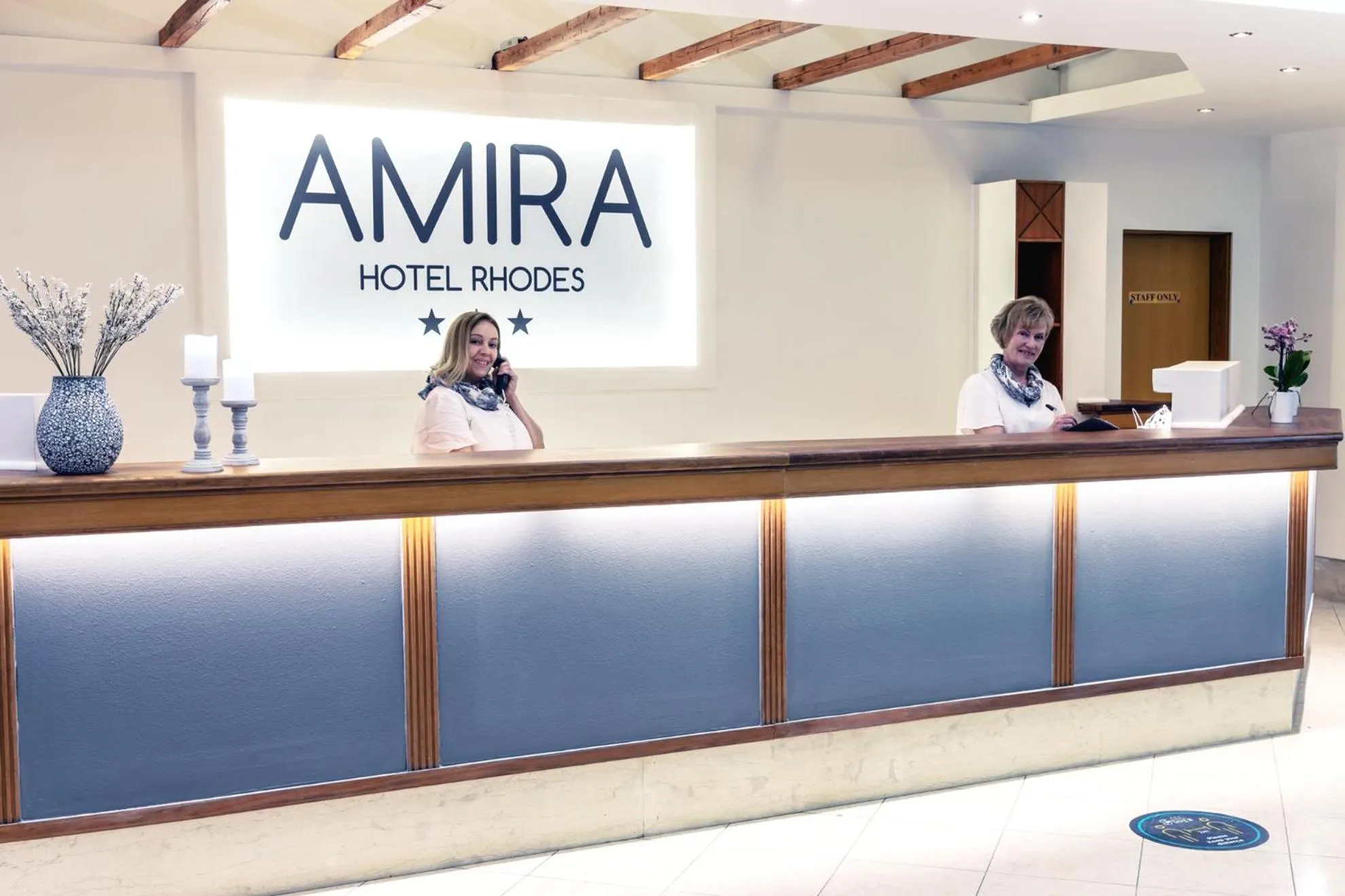 Lobby or reception in Amira Hotel Rhodes