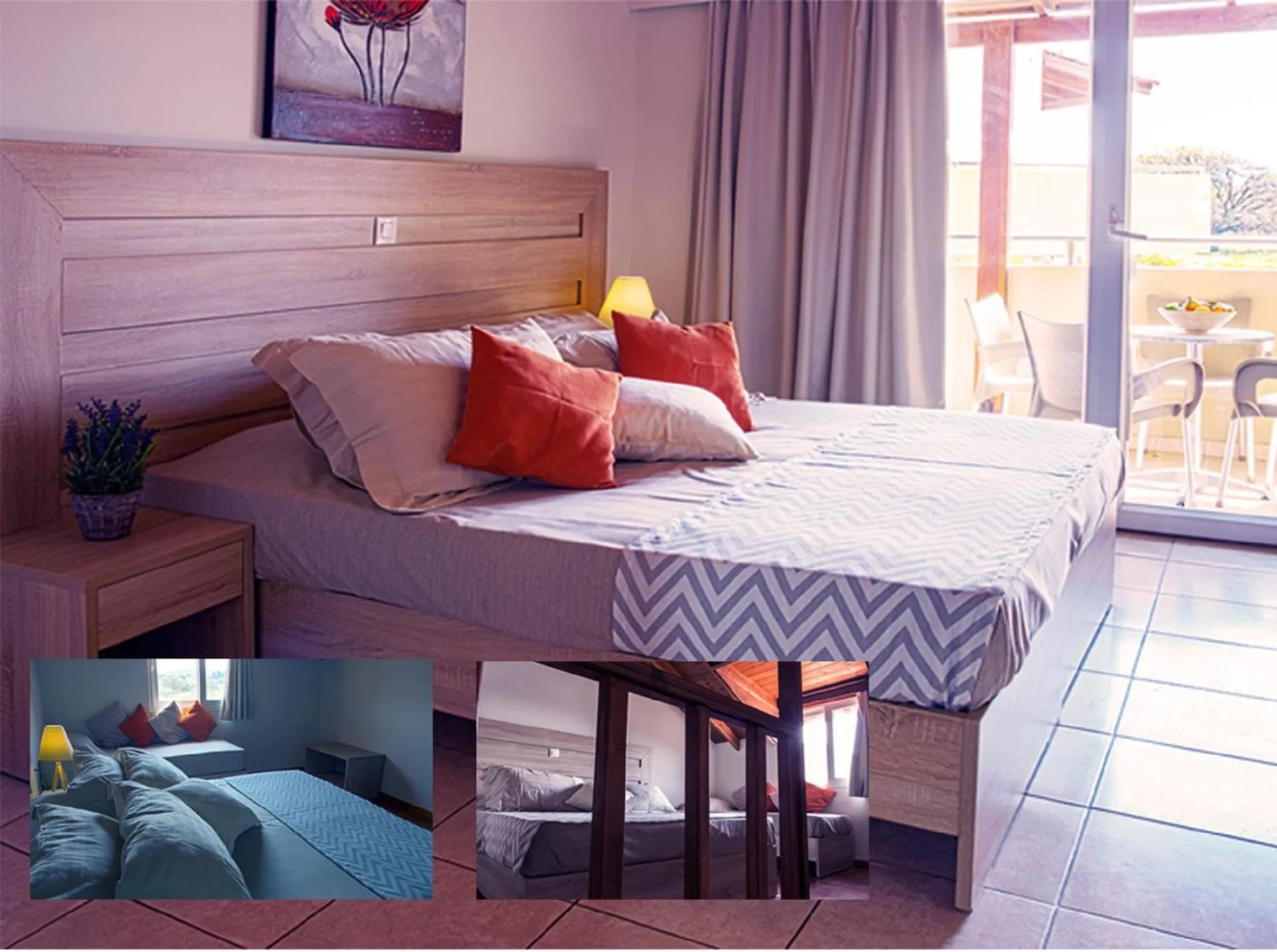 Bed in Amira Hotel Rhodes