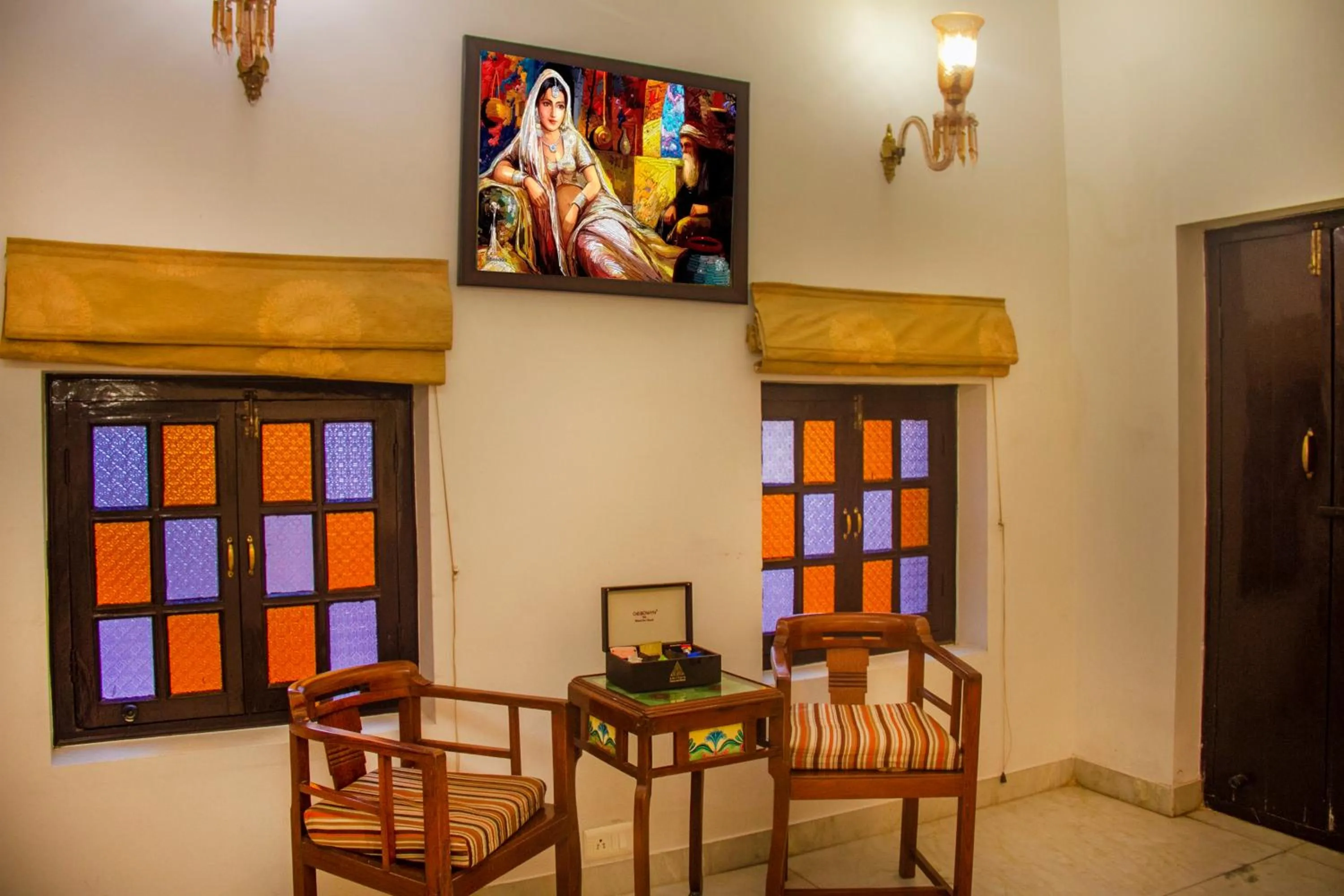Patio in Amritara Chandra Mahal Haveli, Bharatpur