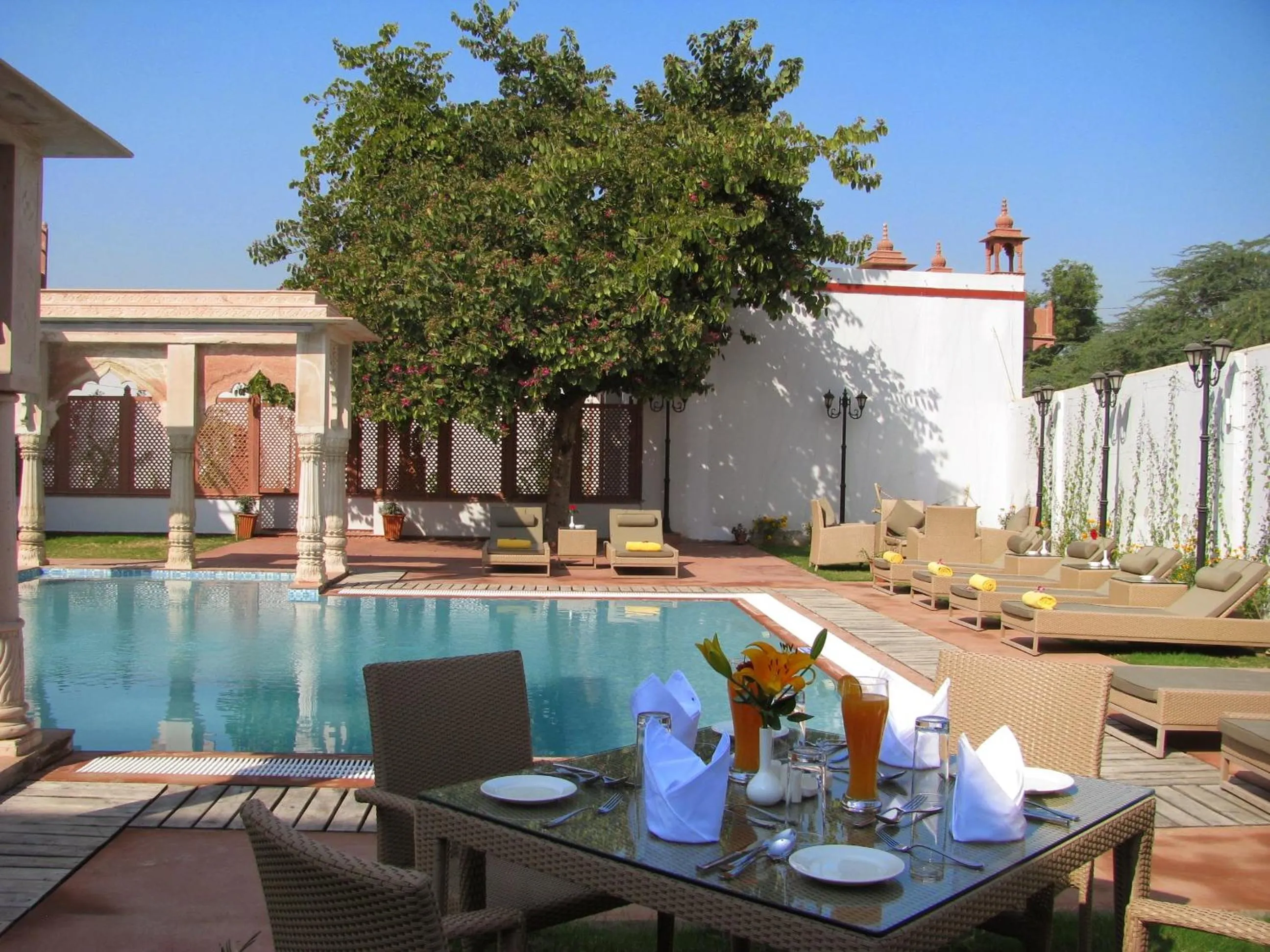 Restaurant/places to eat in Amritara Chandra Mahal Haveli, Bharatpur