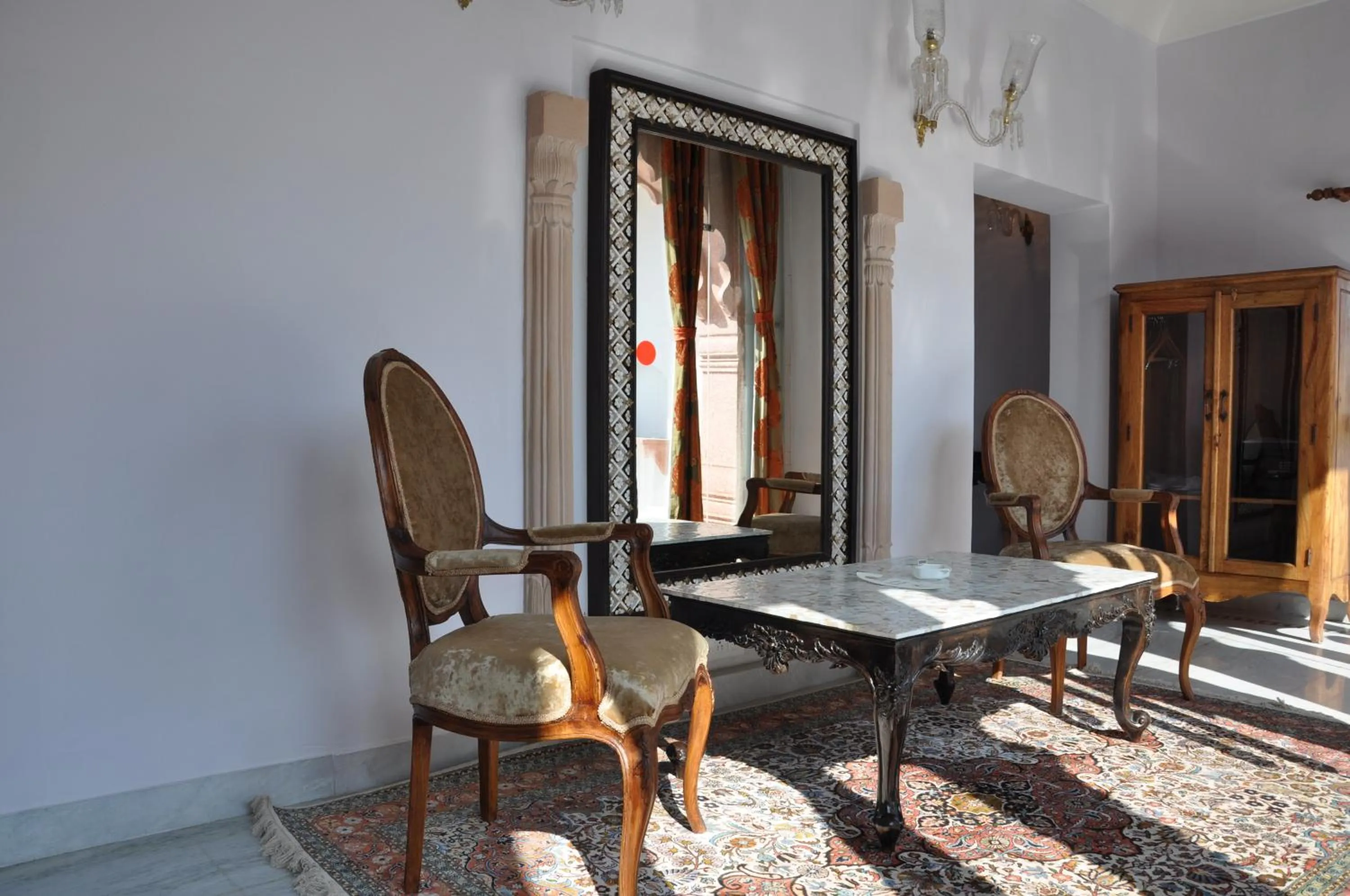 Balcony/Terrace in Amritara Chandra Mahal Haveli, Bharatpur