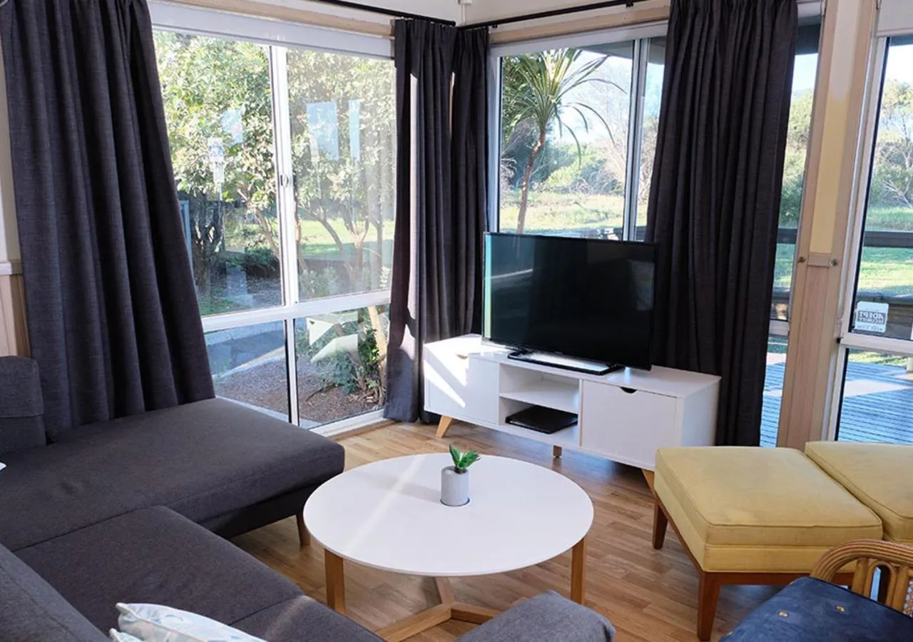 Living room in NRMA Shellharbour Beachside Holiday Park