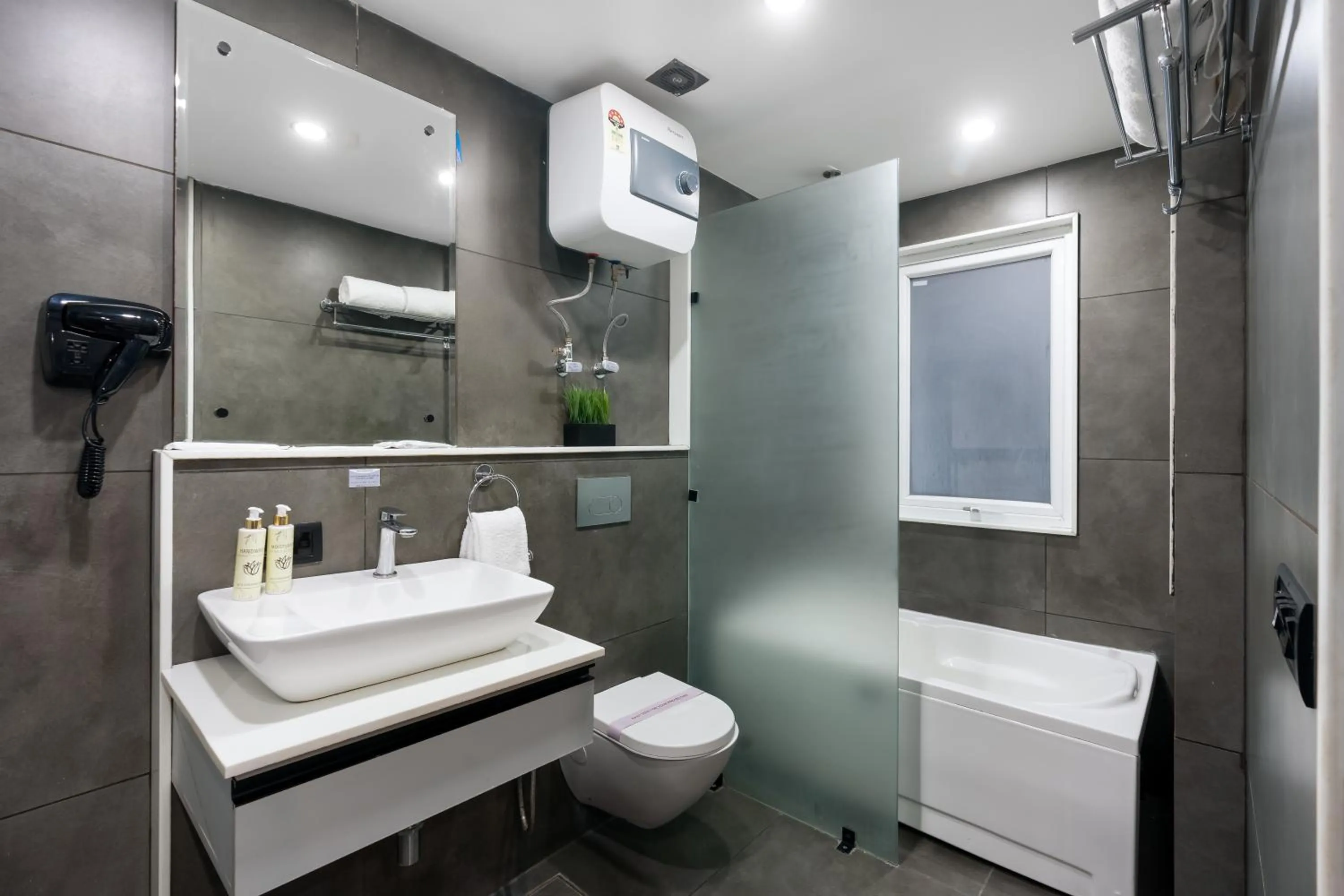Bathroom in BedChambers Serviced Apartments, MG ROAD