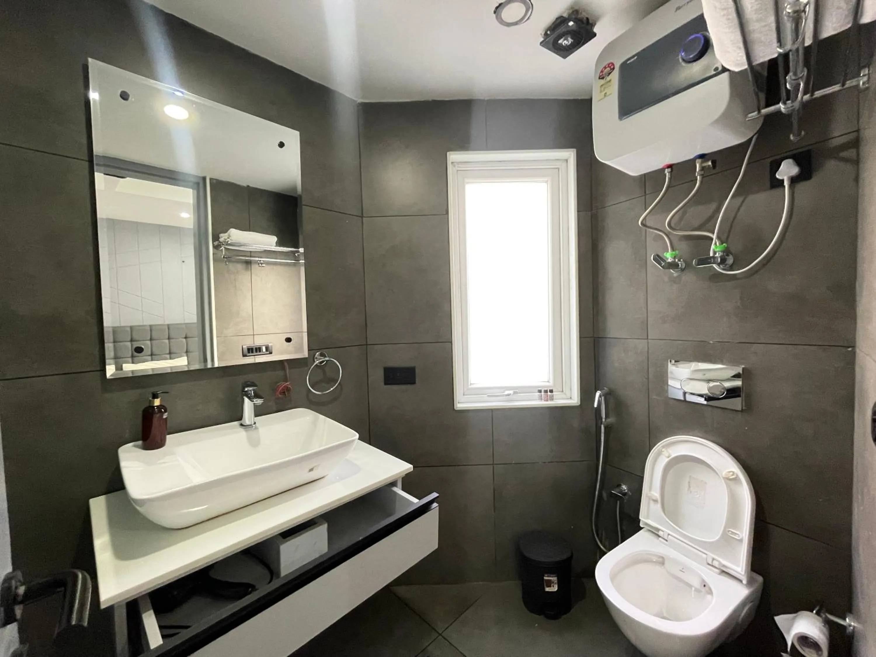 Shower in BedChambers Serviced Apartments, MG ROAD