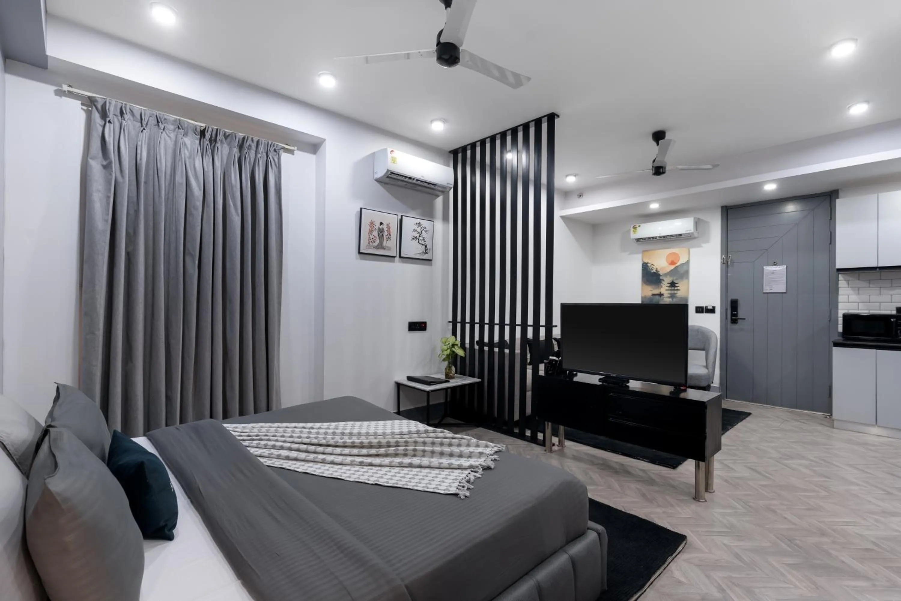 Bed in BedChambers Serviced Apartments, MG ROAD