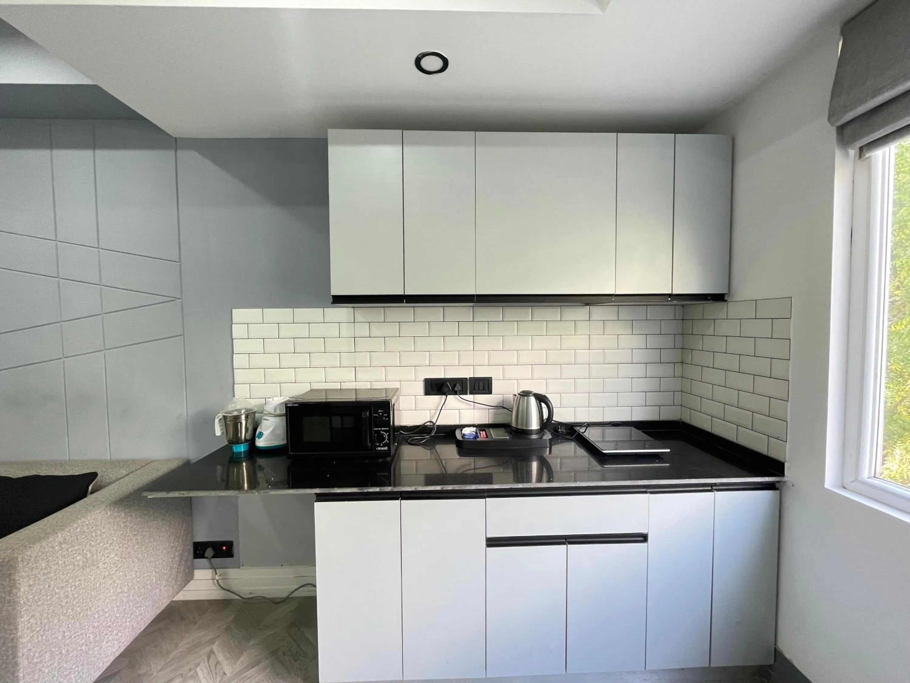 Kitchen or kitchenette in BedChambers Serviced Apartments, MG ROAD