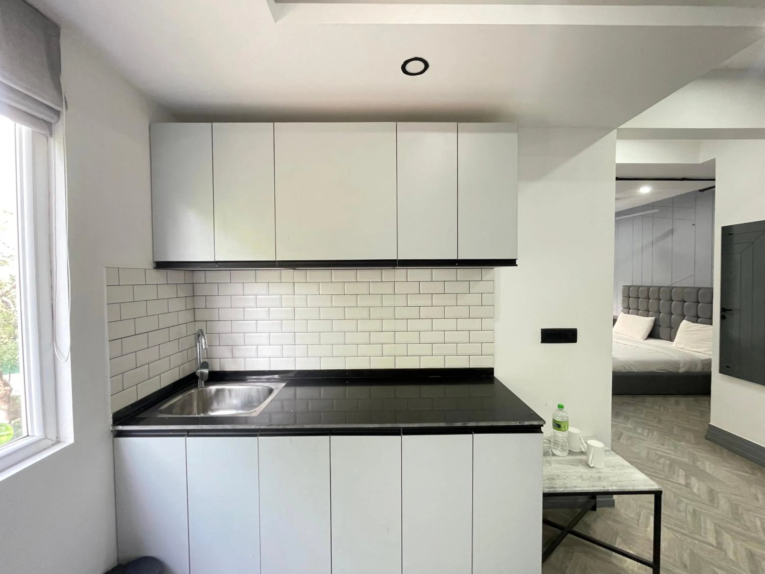 Kitchen or kitchenette in BedChambers Serviced Apartments, MG ROAD