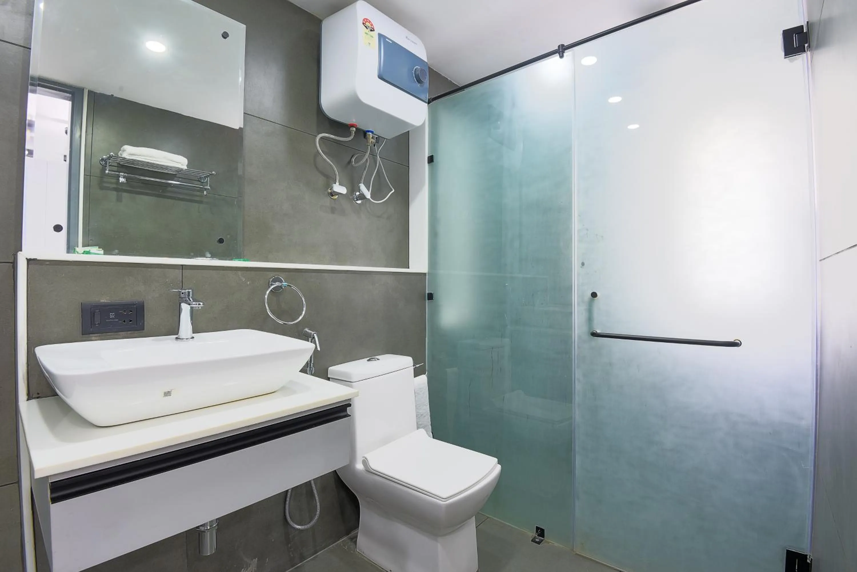 Shower in BedChambers Serviced Apartments, MG ROAD
