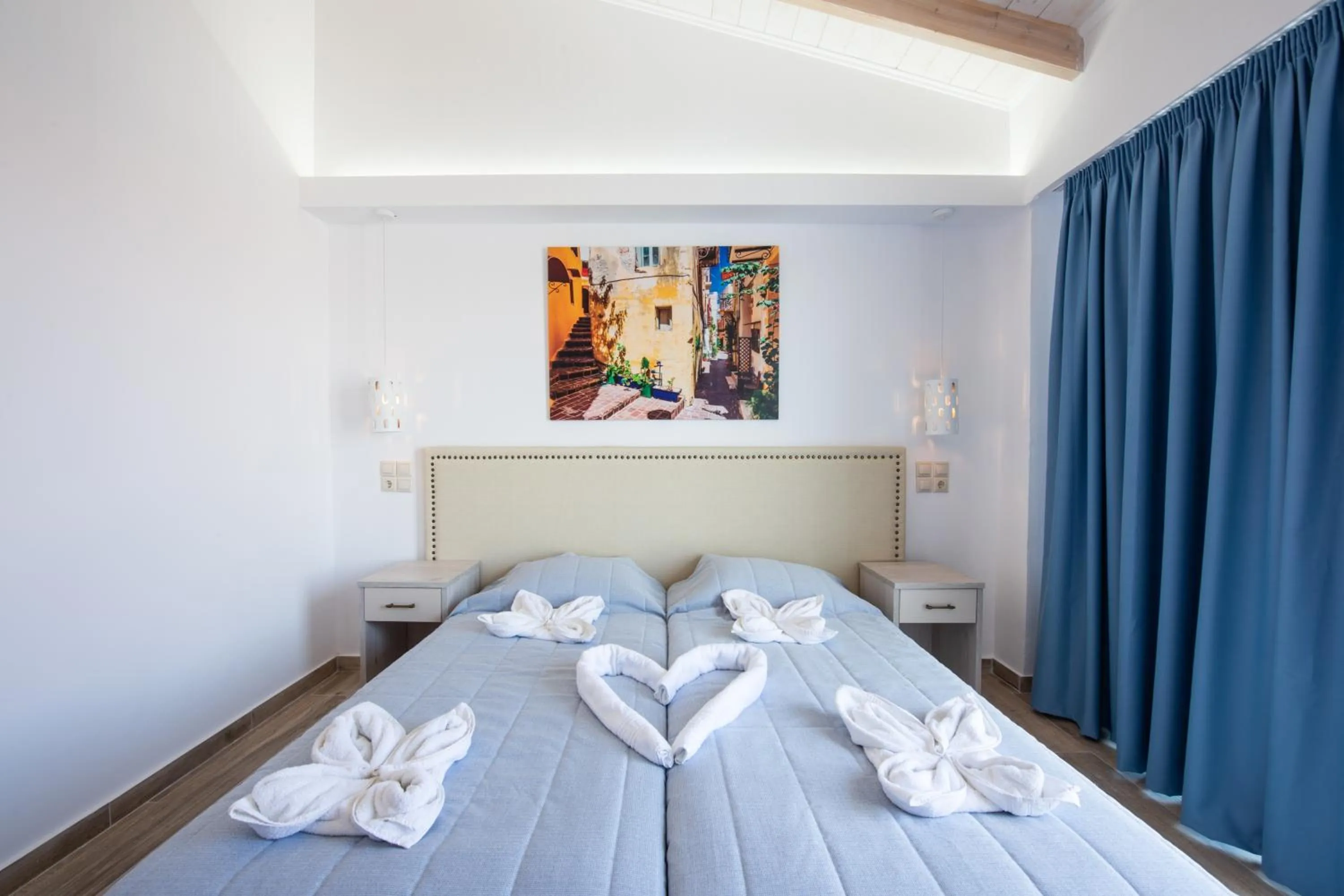 Bedroom, Bed in Angela Beach Hotel & Apts