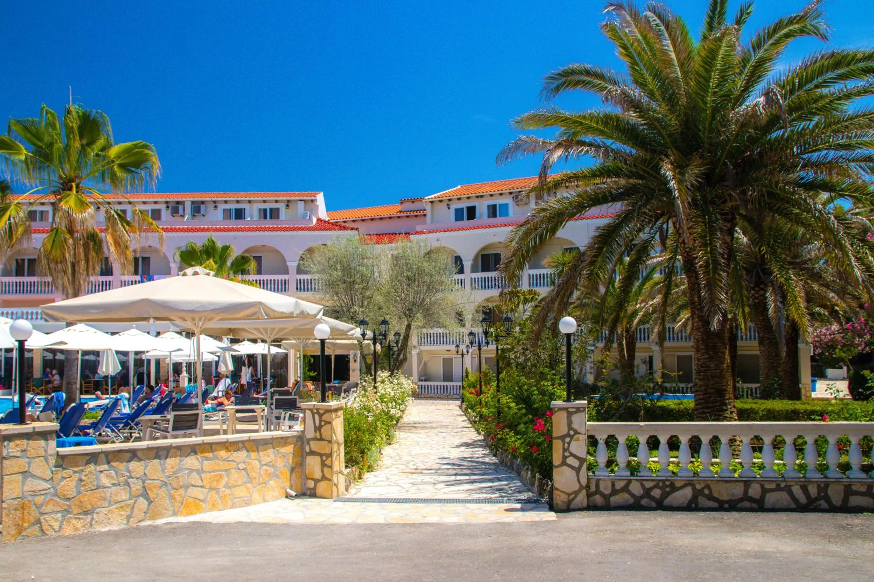 Property building in Angela Beach Hotel & Apts