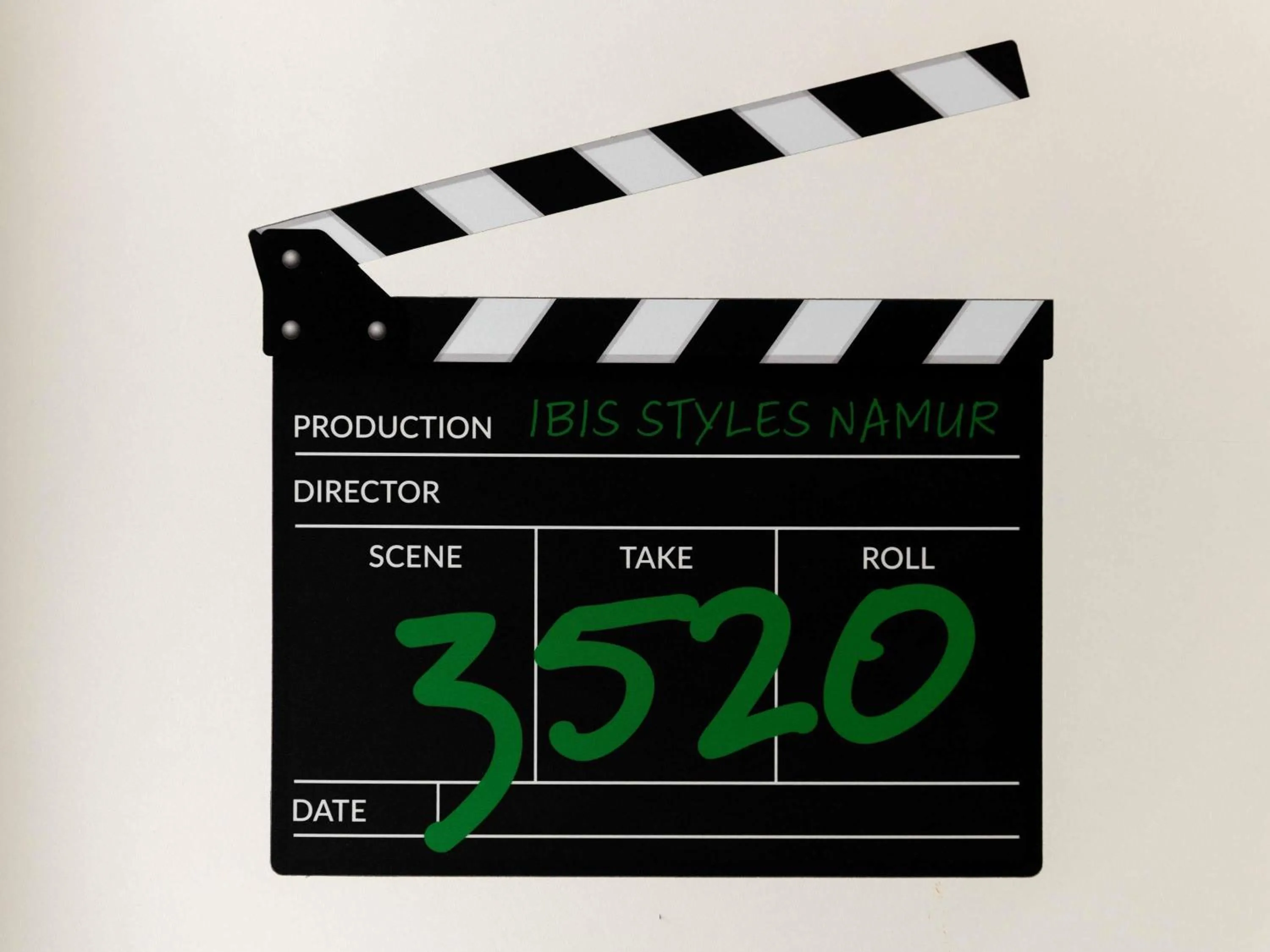 Bedroom in ibis Styles Namur