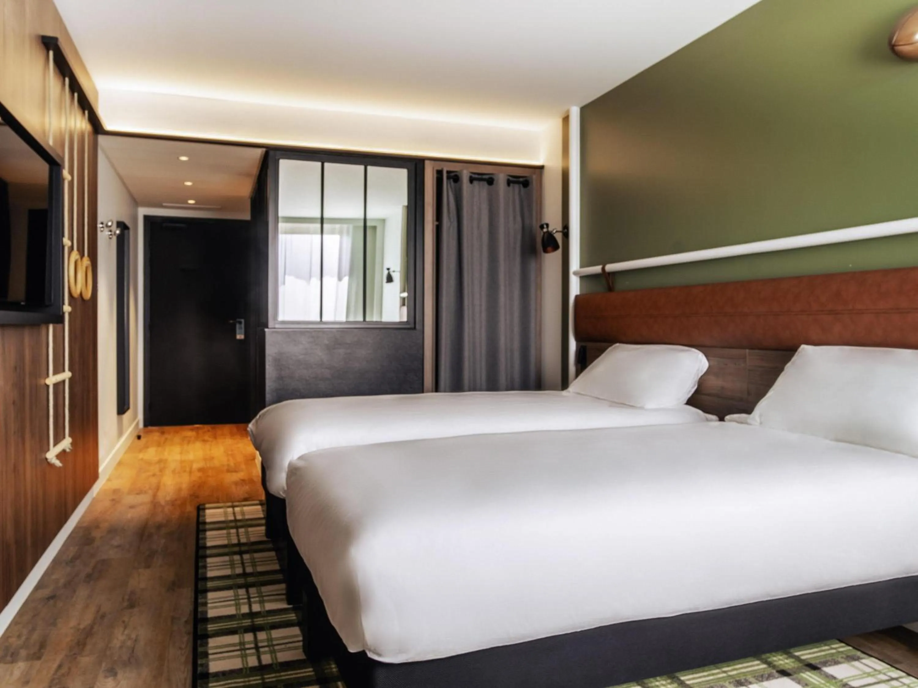 Bedroom, Bed in ibis Styles Castelnaudary