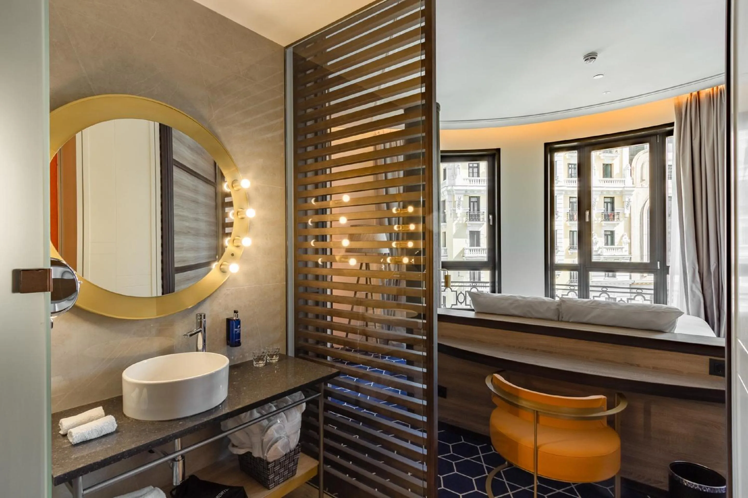 Bathroom in Pestana CR7 Gran Vía Madrid