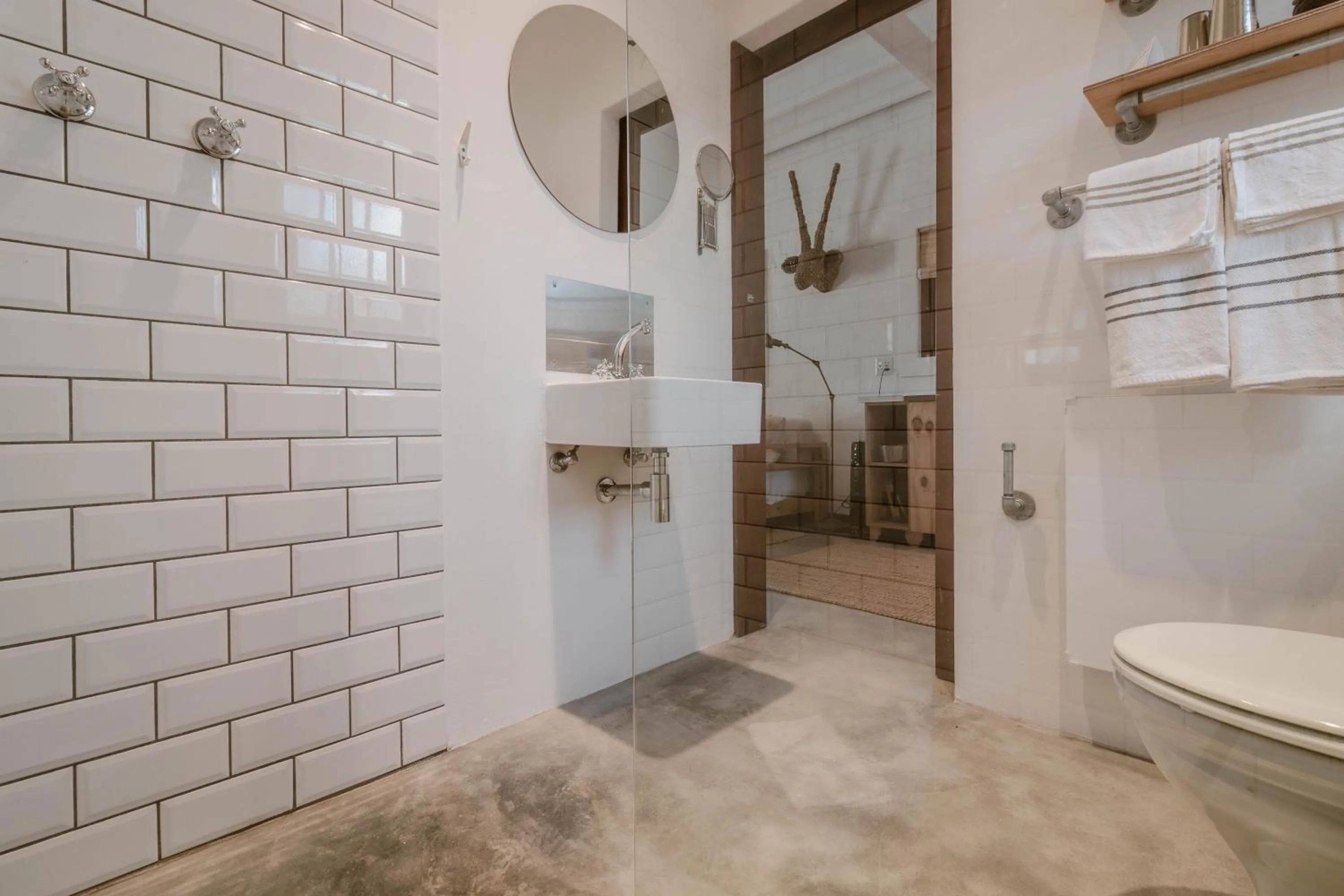 Shower in Gonana Guesthouse