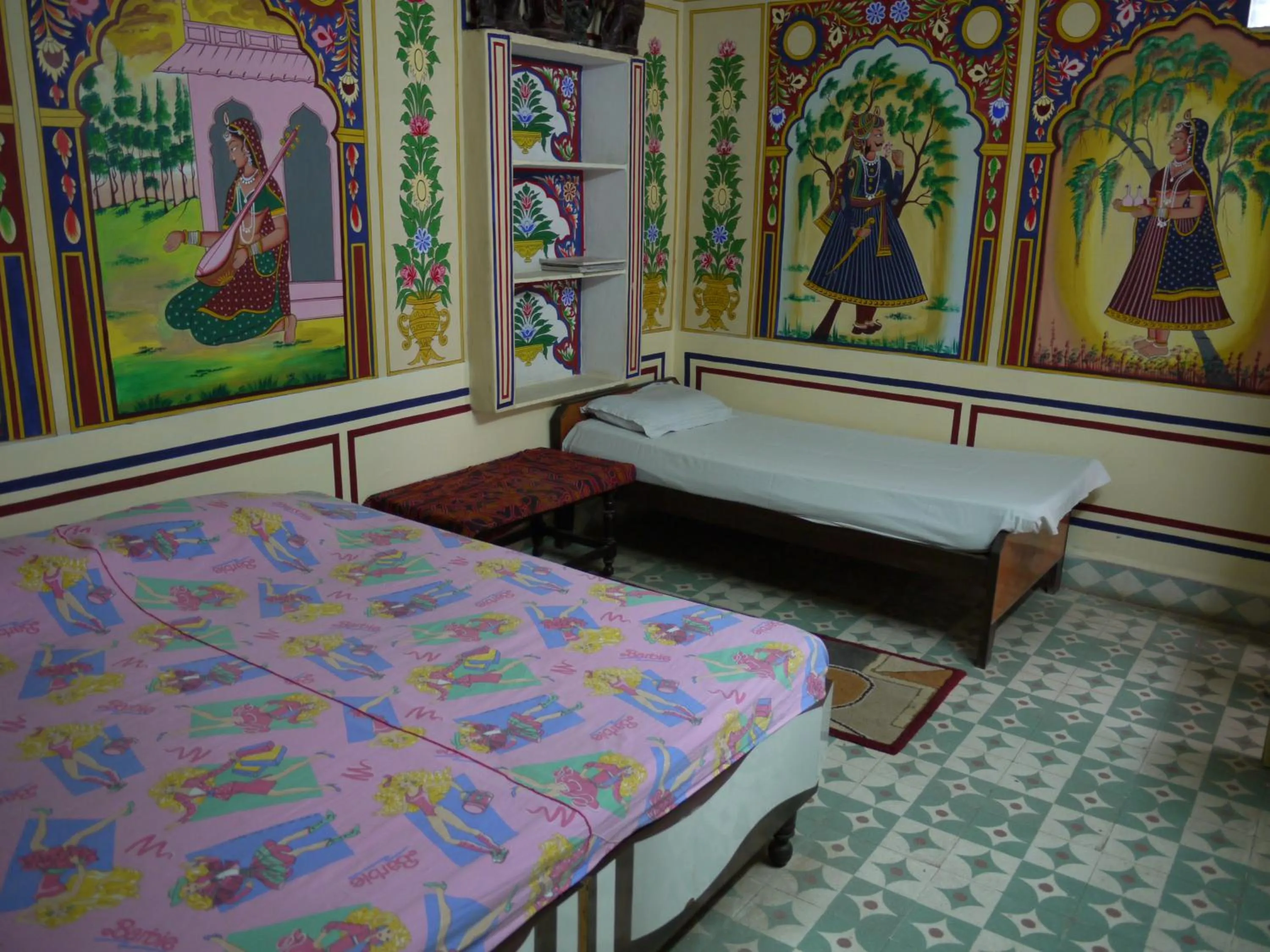 Bedroom, Bed in Hotel Shekhawati, A boutique stay