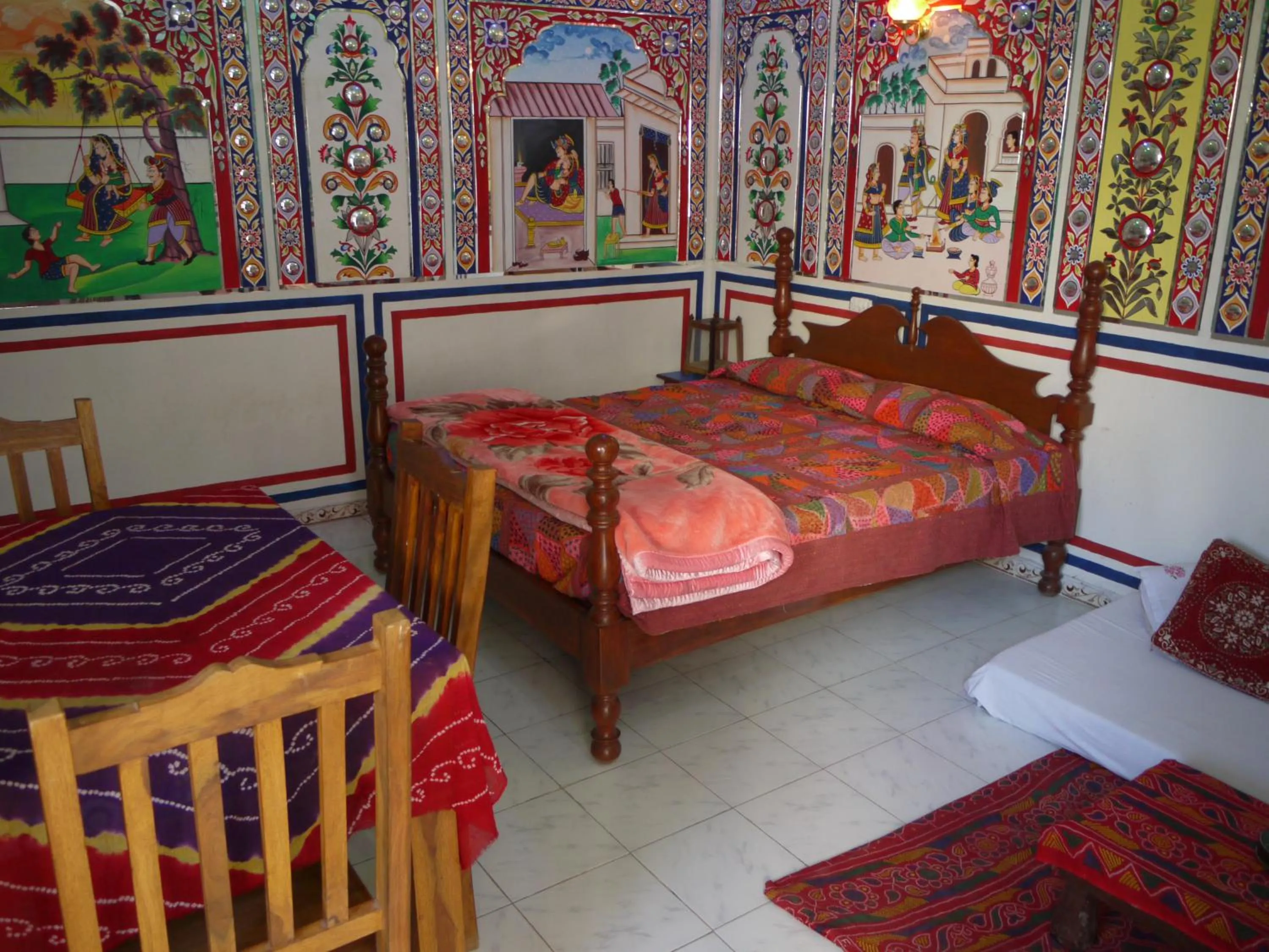 Bedroom, Bed in Hotel Shekhawati, A boutique stay