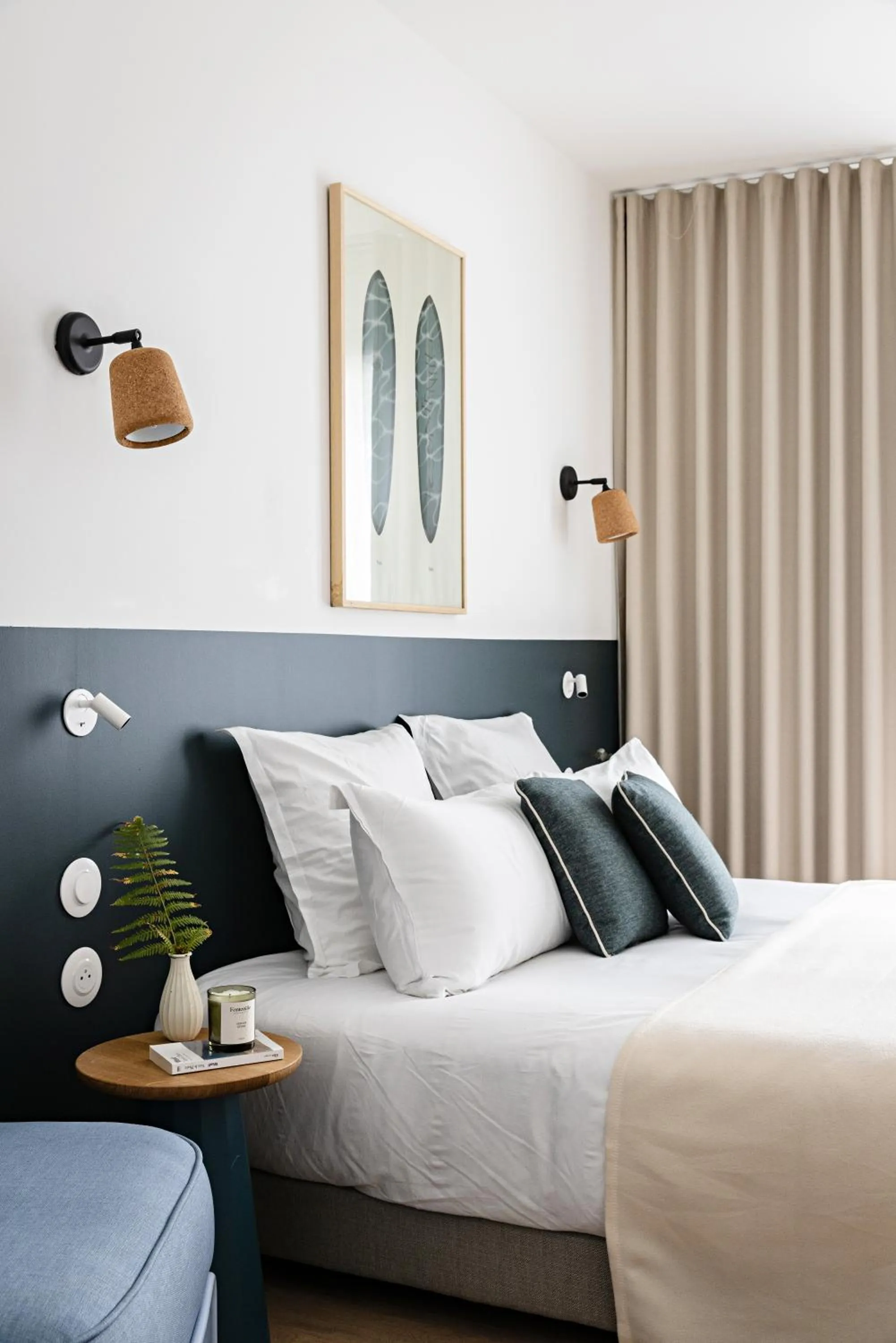 Bedroom, Bed in 70 Hectares et l'Océan - Fontenille Collection