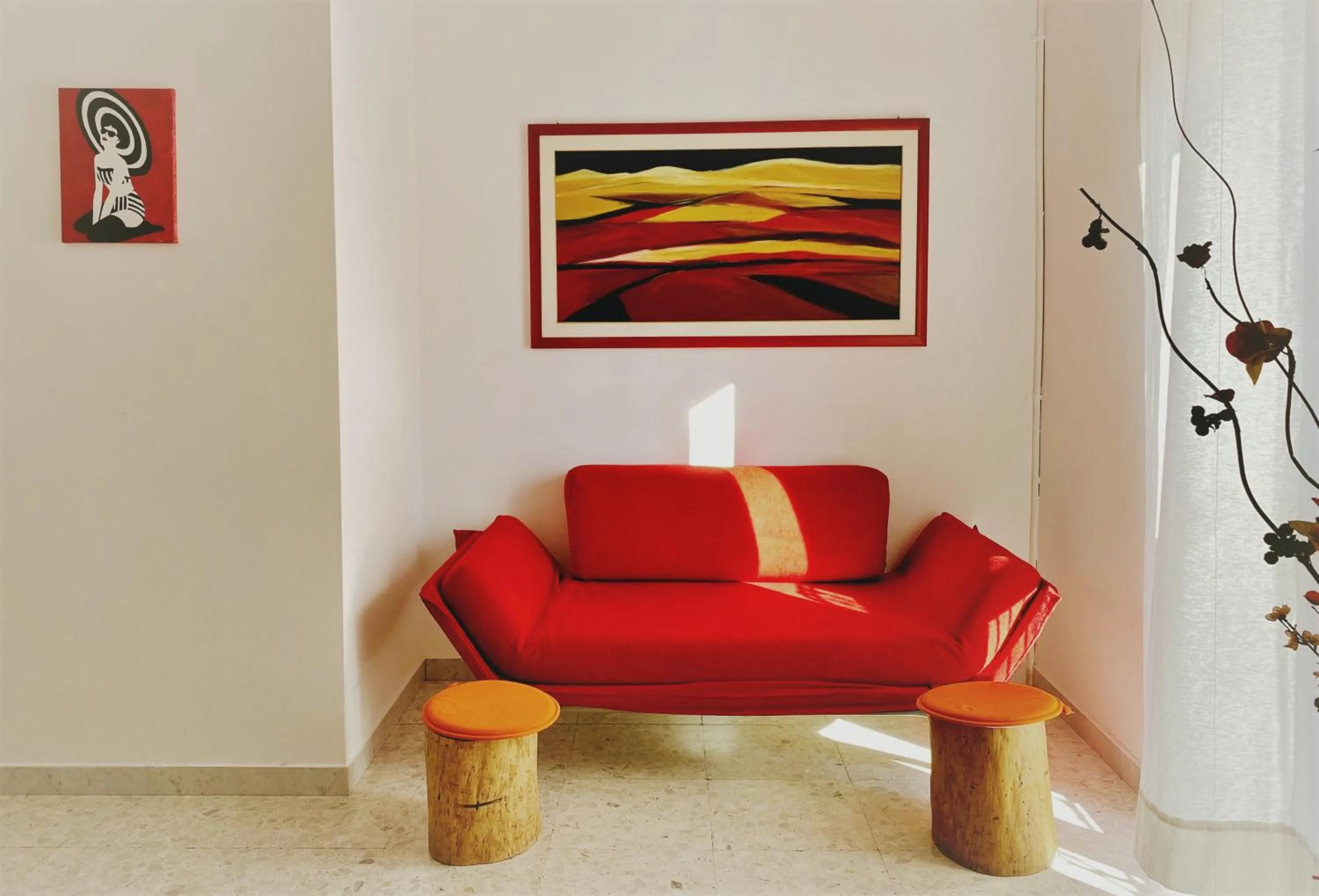 Seating area in B&B Agorà