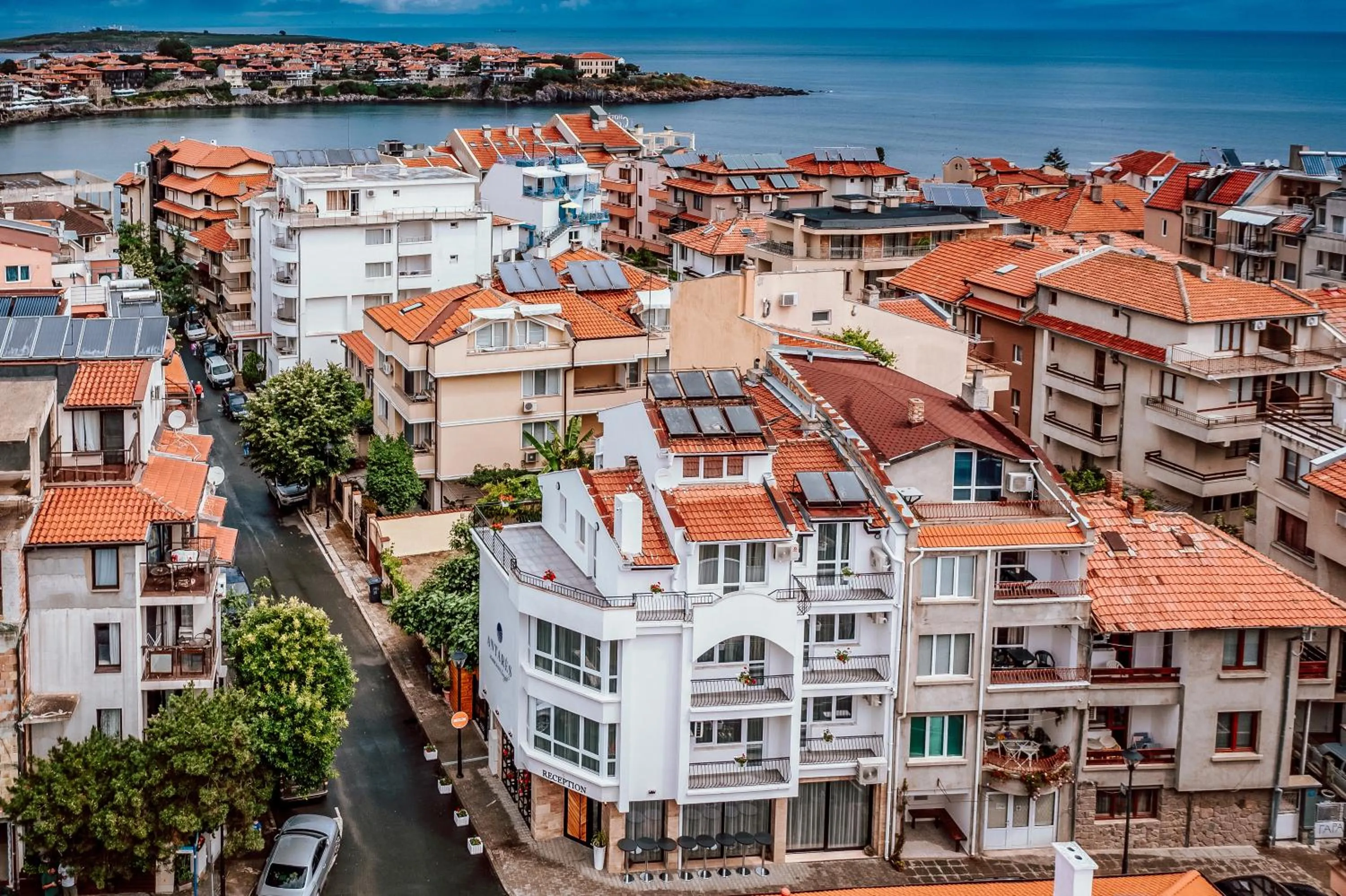 Bird's eye view in Antares City Sozopol