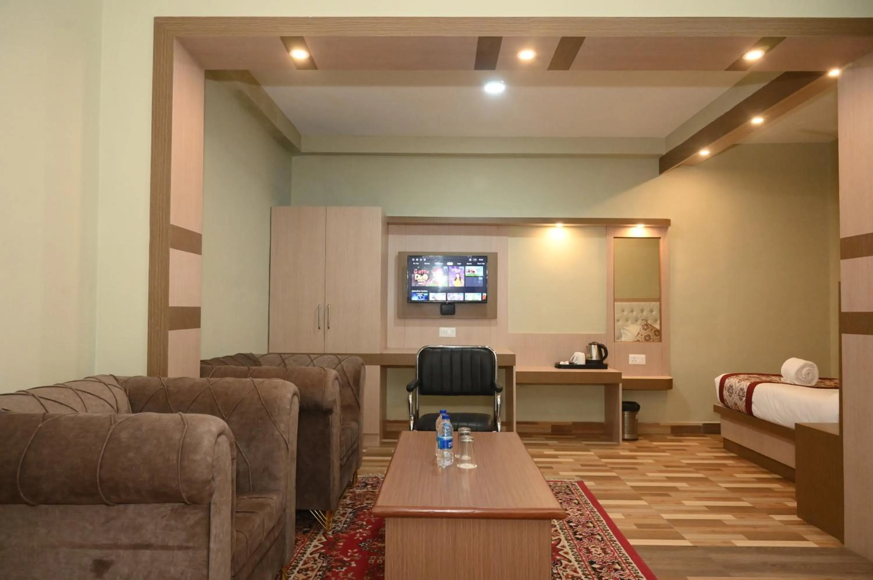 Bed in Hotel Star Bodh Gaya