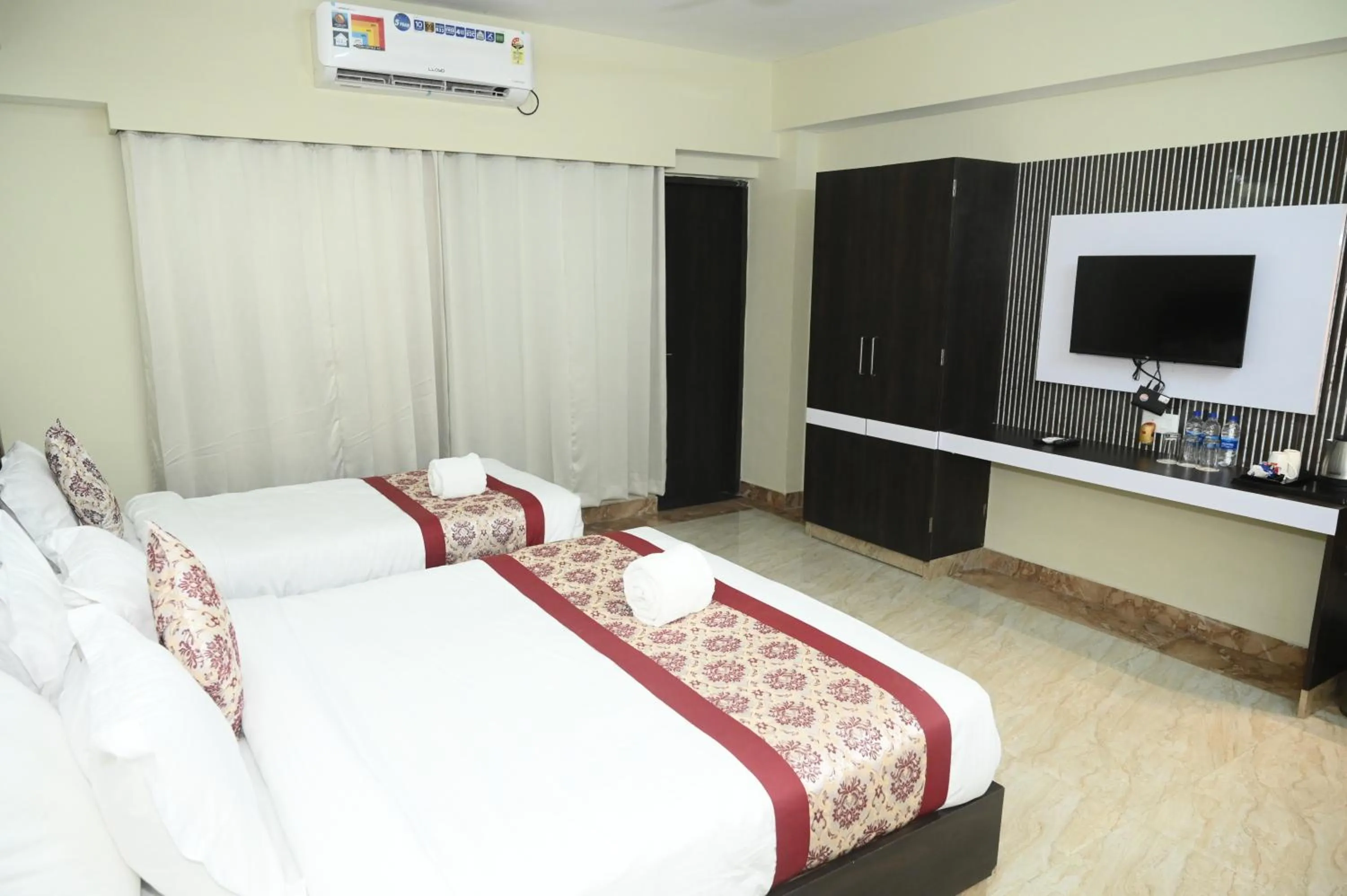 Bed in Hotel Star Bodh Gaya