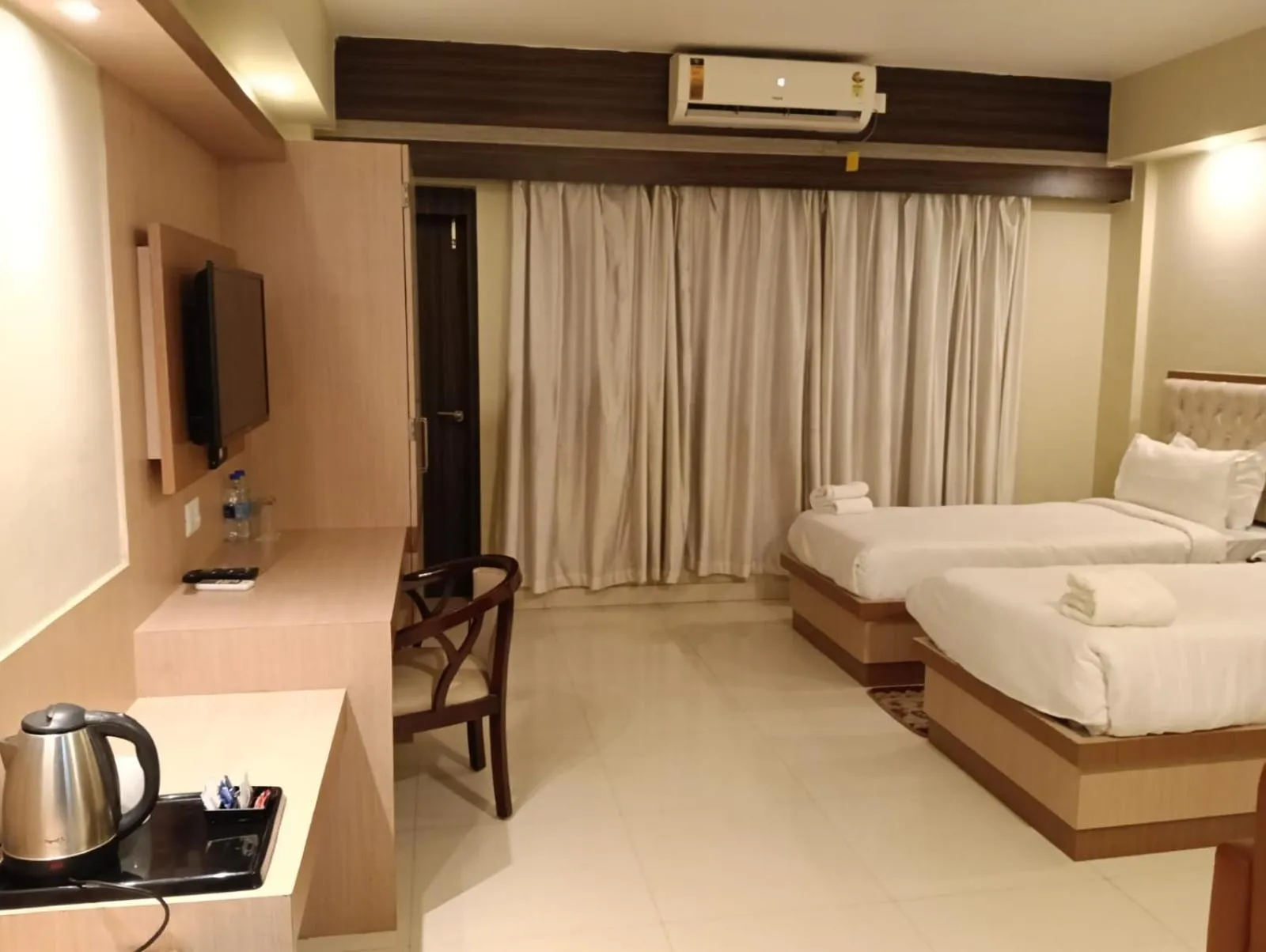 Bed in Hotel Star Bodh Gaya