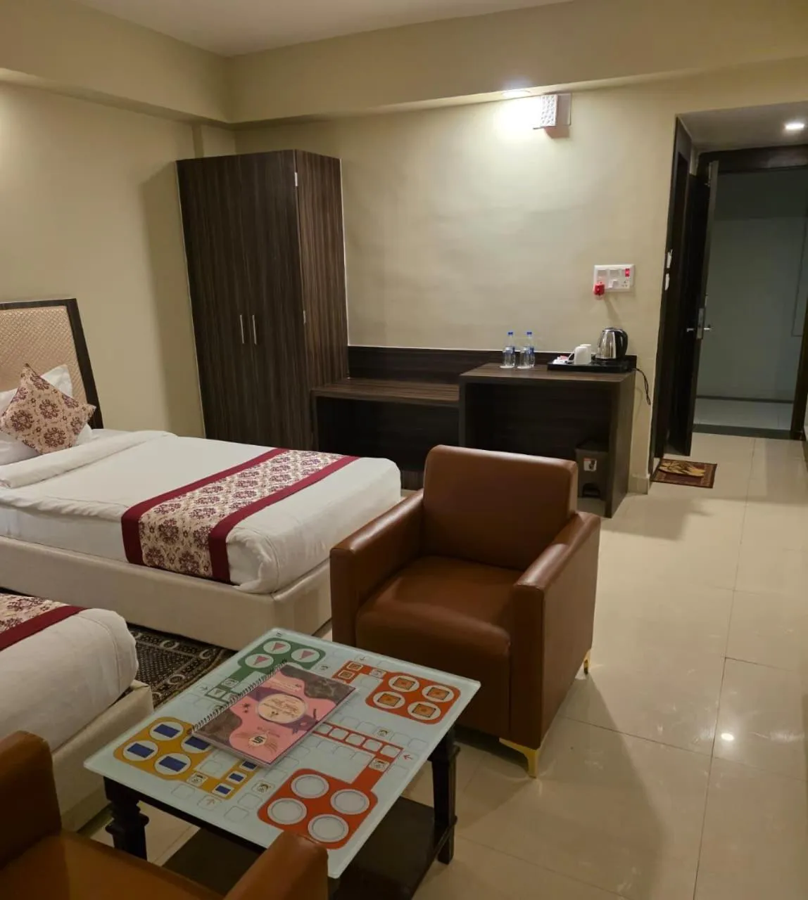 Bed in Hotel Star Bodh Gaya