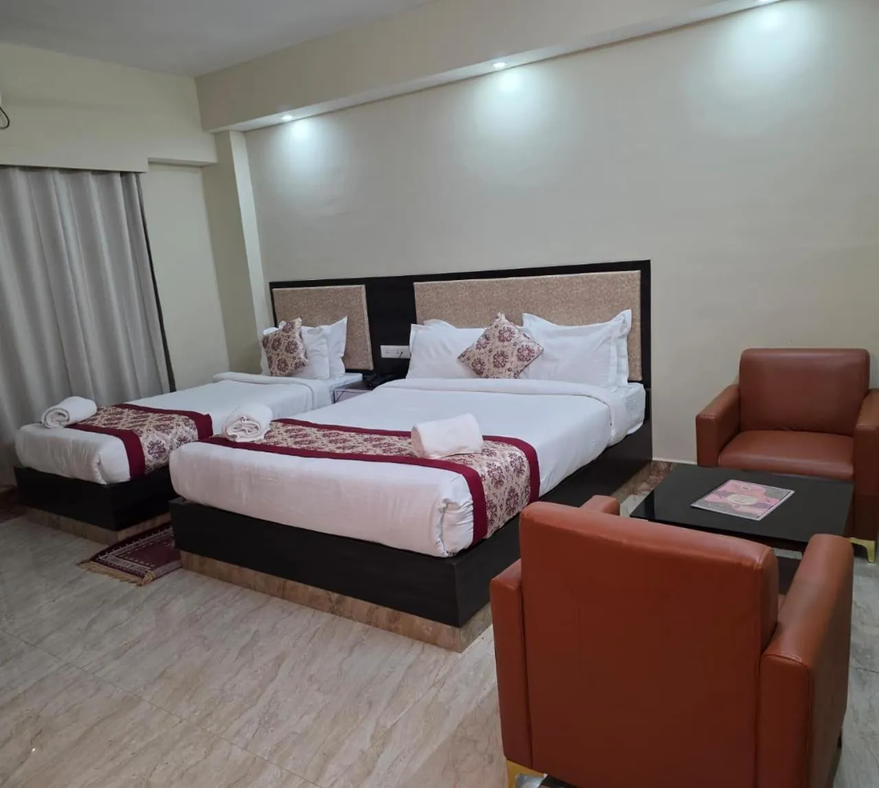 Bed in Hotel Star Bodh Gaya