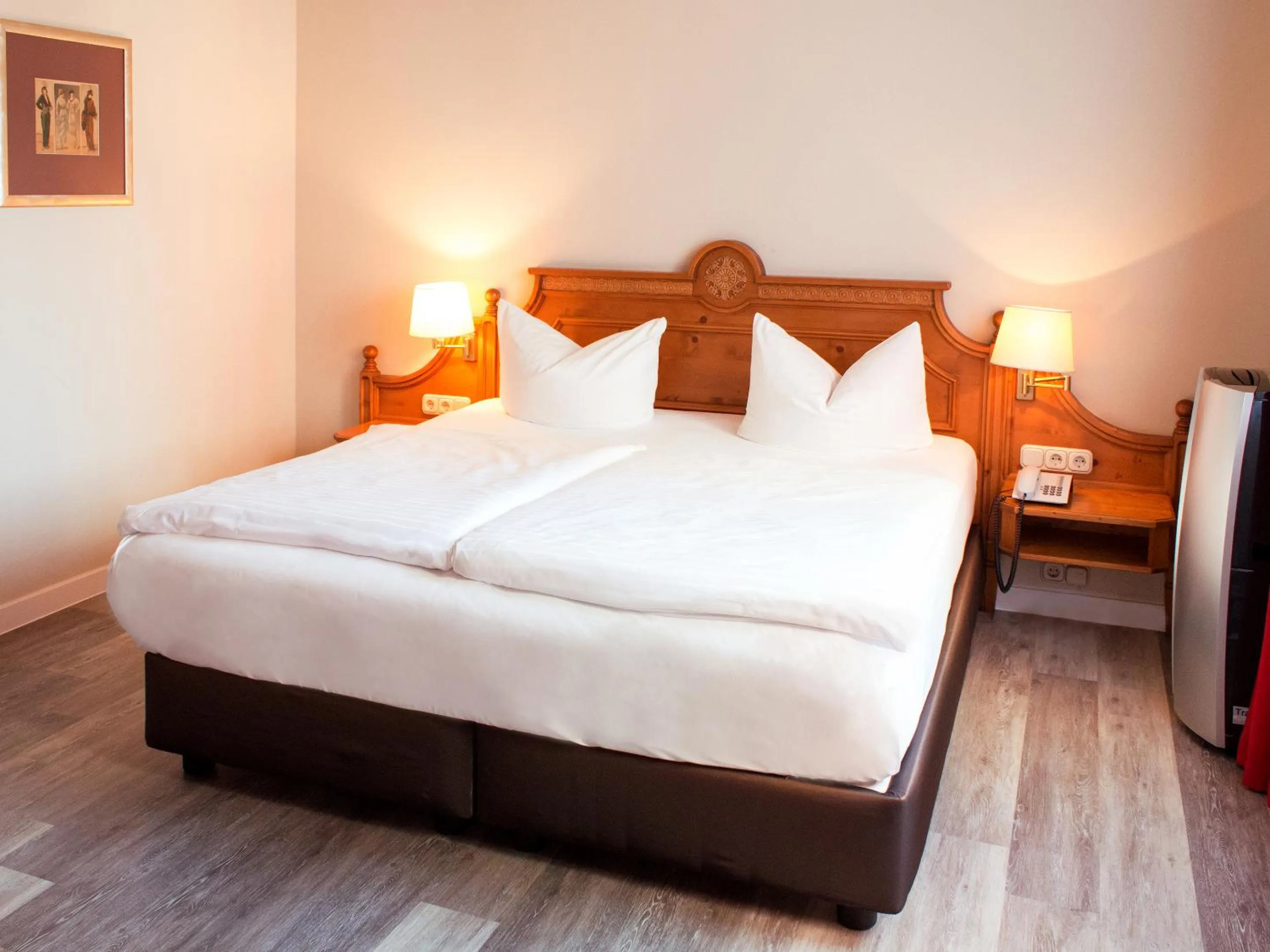 Photo of the whole room, Bed in DORMERO Hotel Plauen