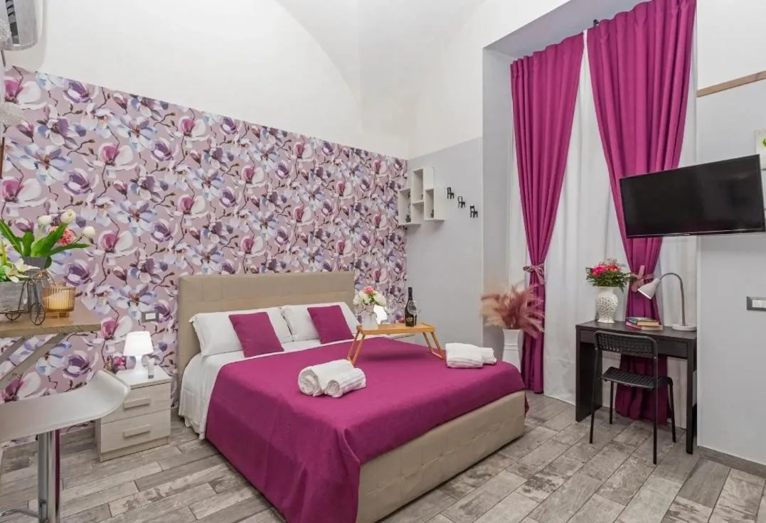 Bed in Sicily house