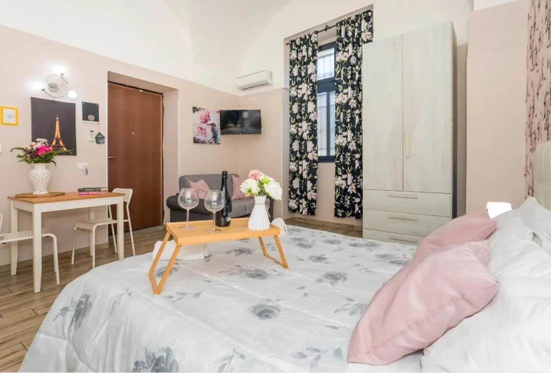 Bed in Sicily house