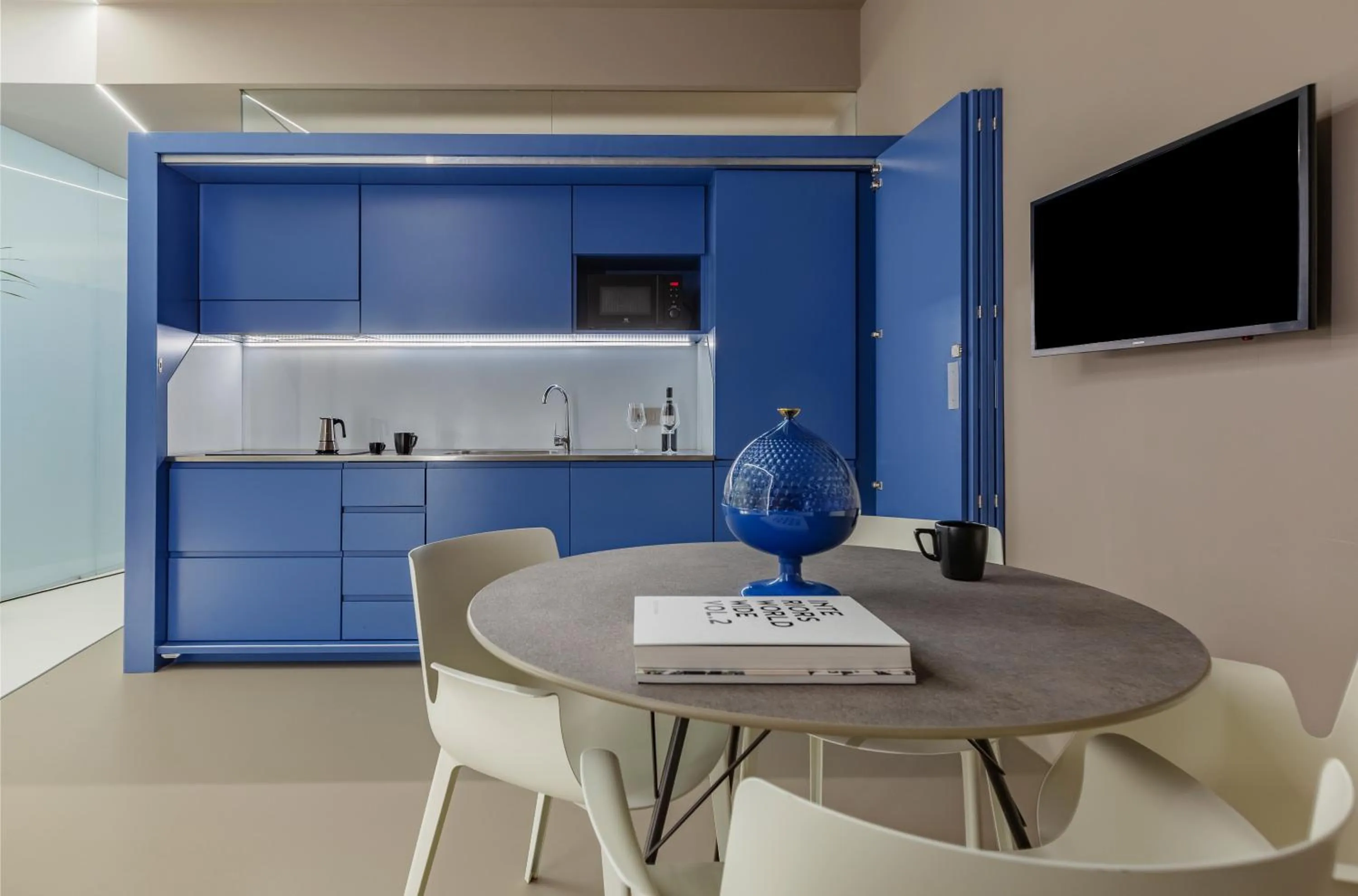 kitchen in Fiveplace Design Suites & Apartments