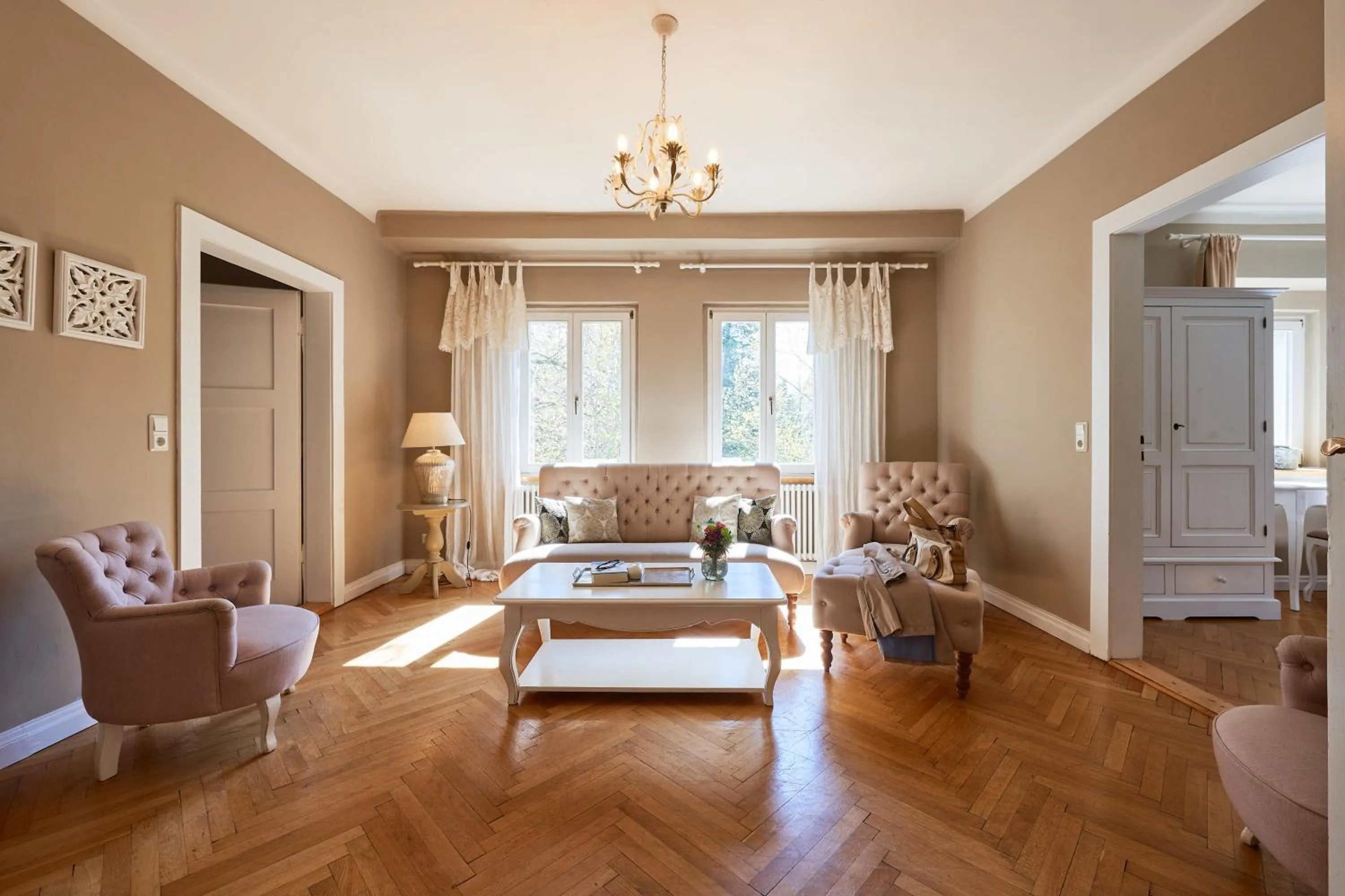 Living room in Romantik Hotel am Brühl