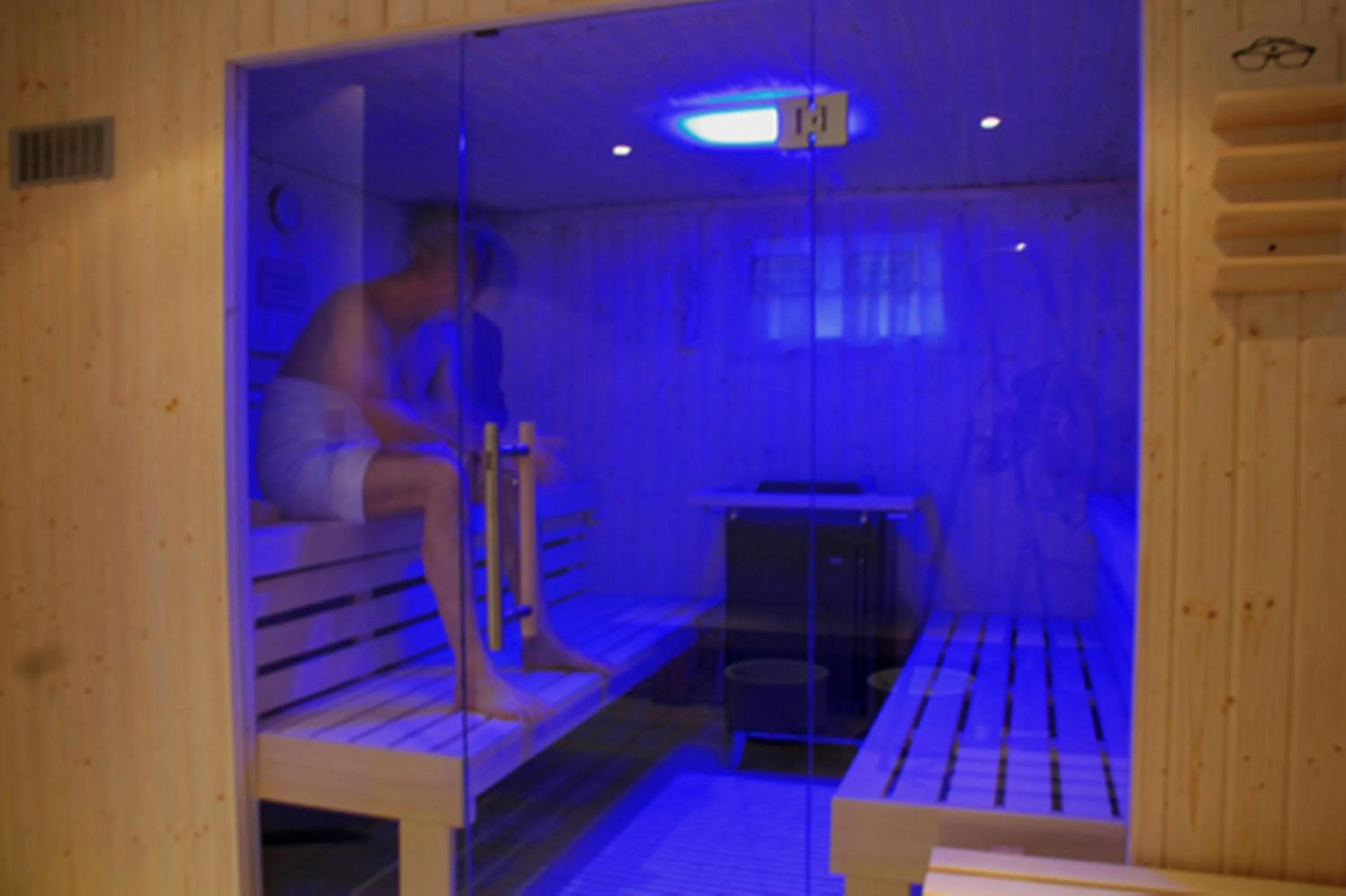 Sauna in Romantik Hotel am Brühl