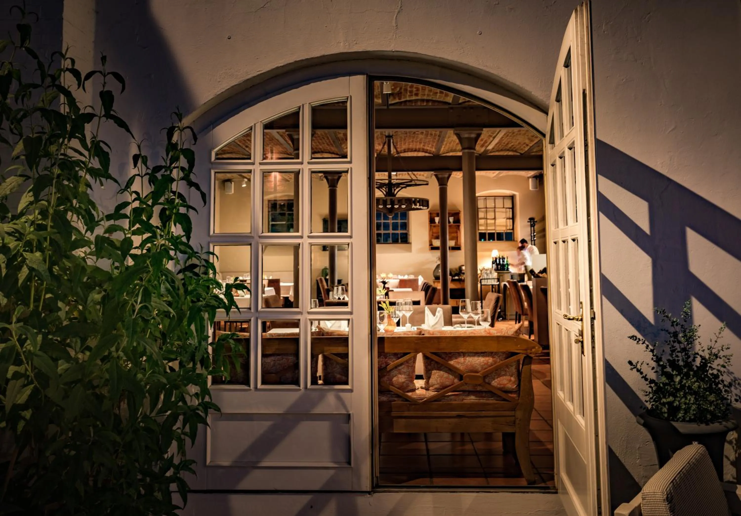 Patio in Romantik Hotel am Brühl